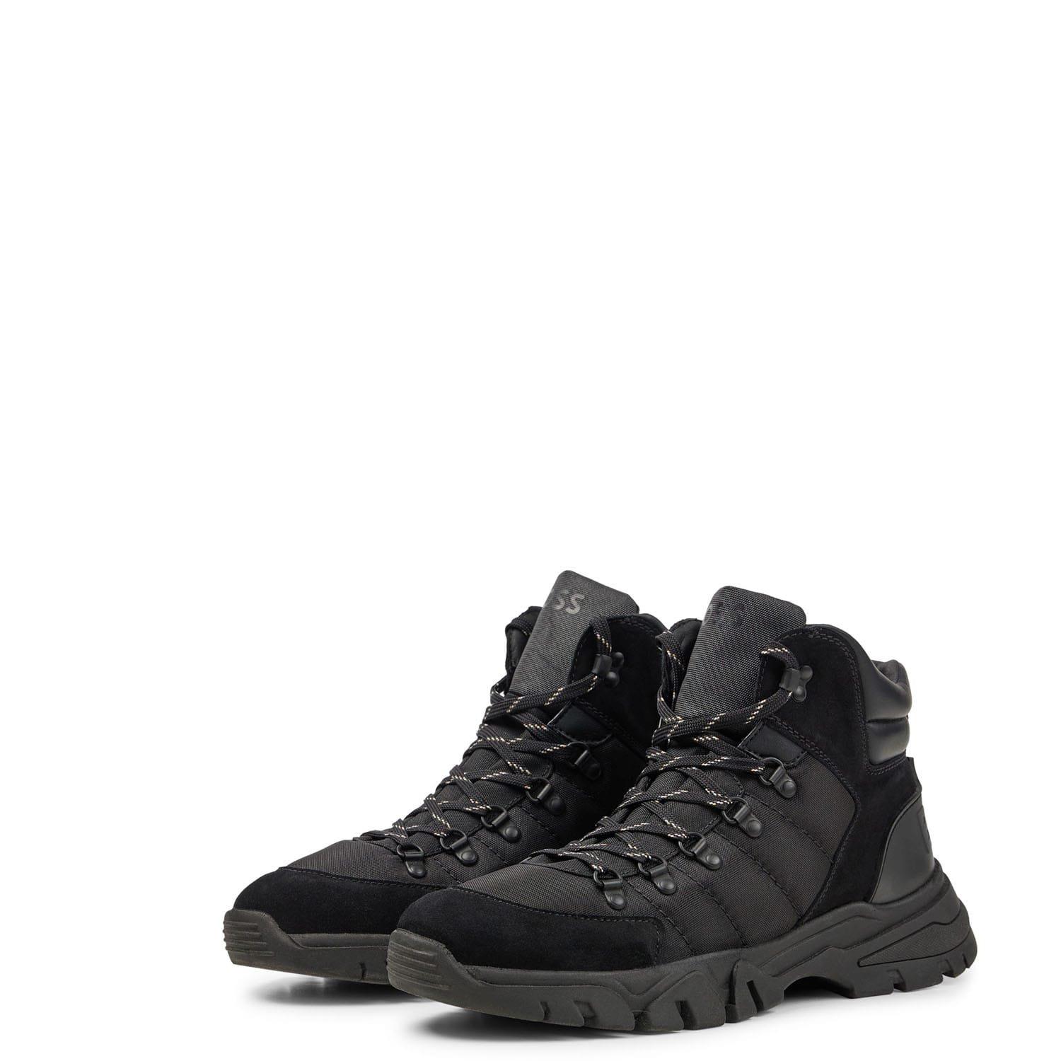 Black - Boss - Chester Half Boots - 4