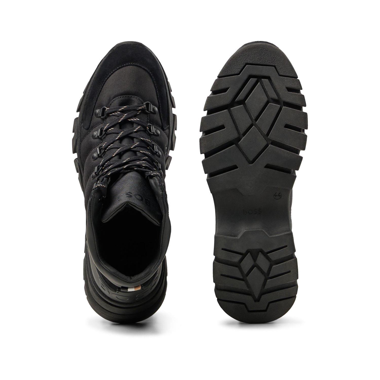 Black - Boss - Chester Half Boots - 6