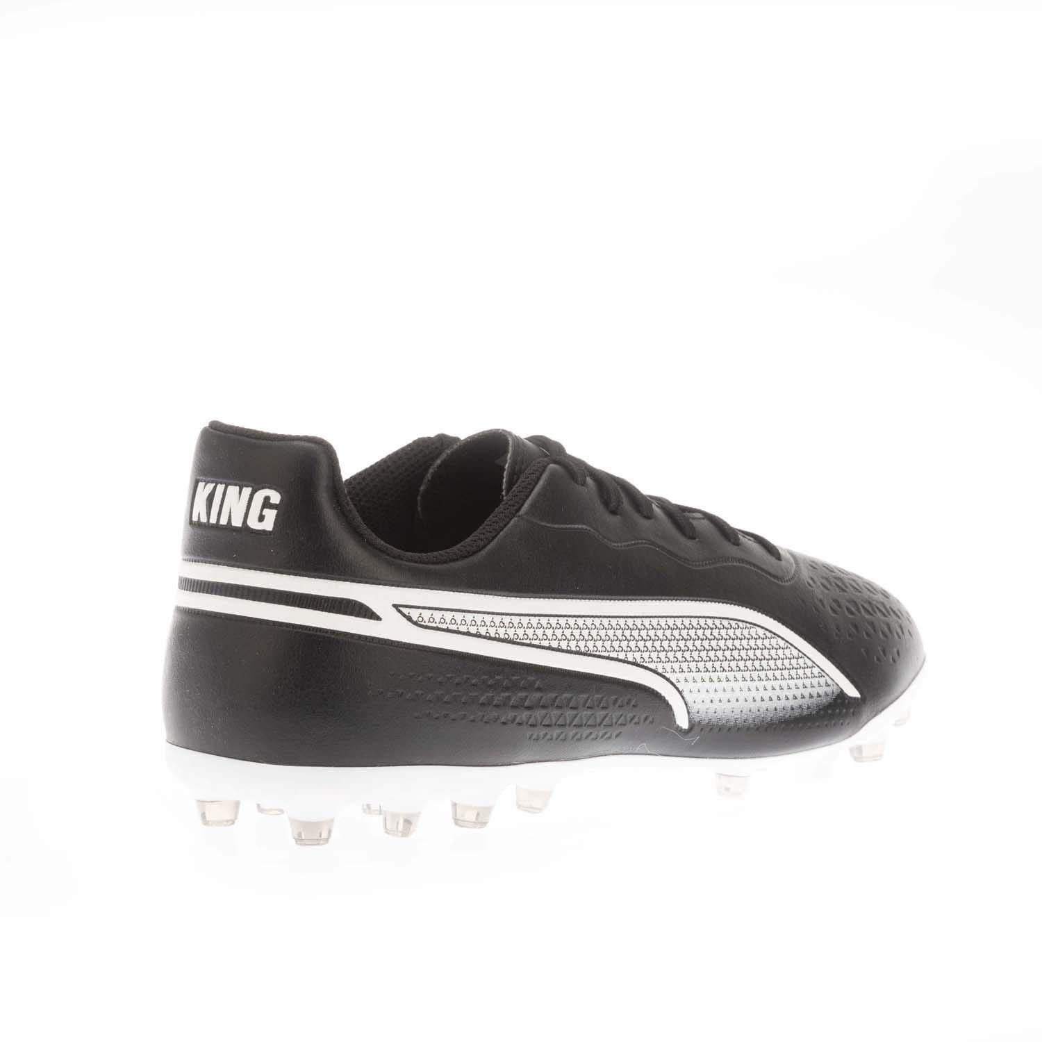 Black-White - Puma - King Match MG Football Boots - 3