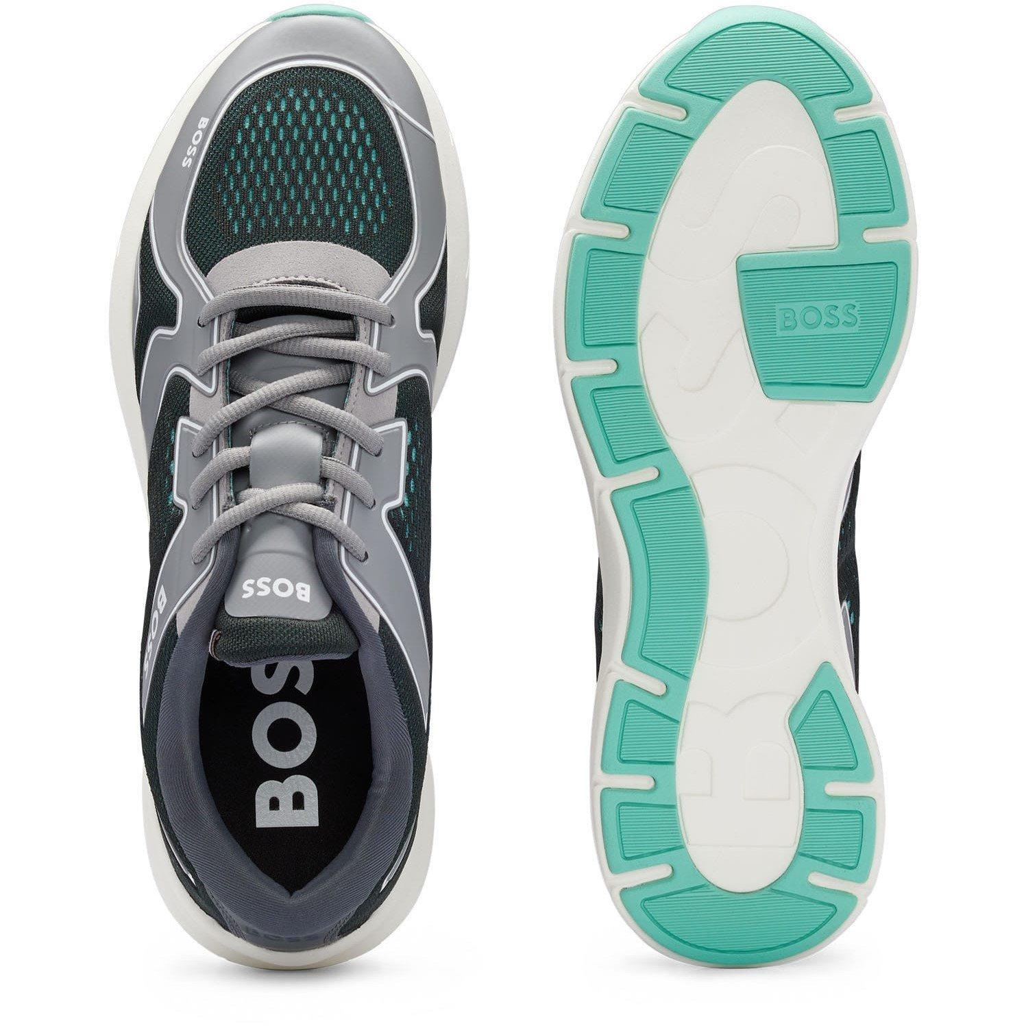 Grey - Boss - Owen Runn Trainers - 3