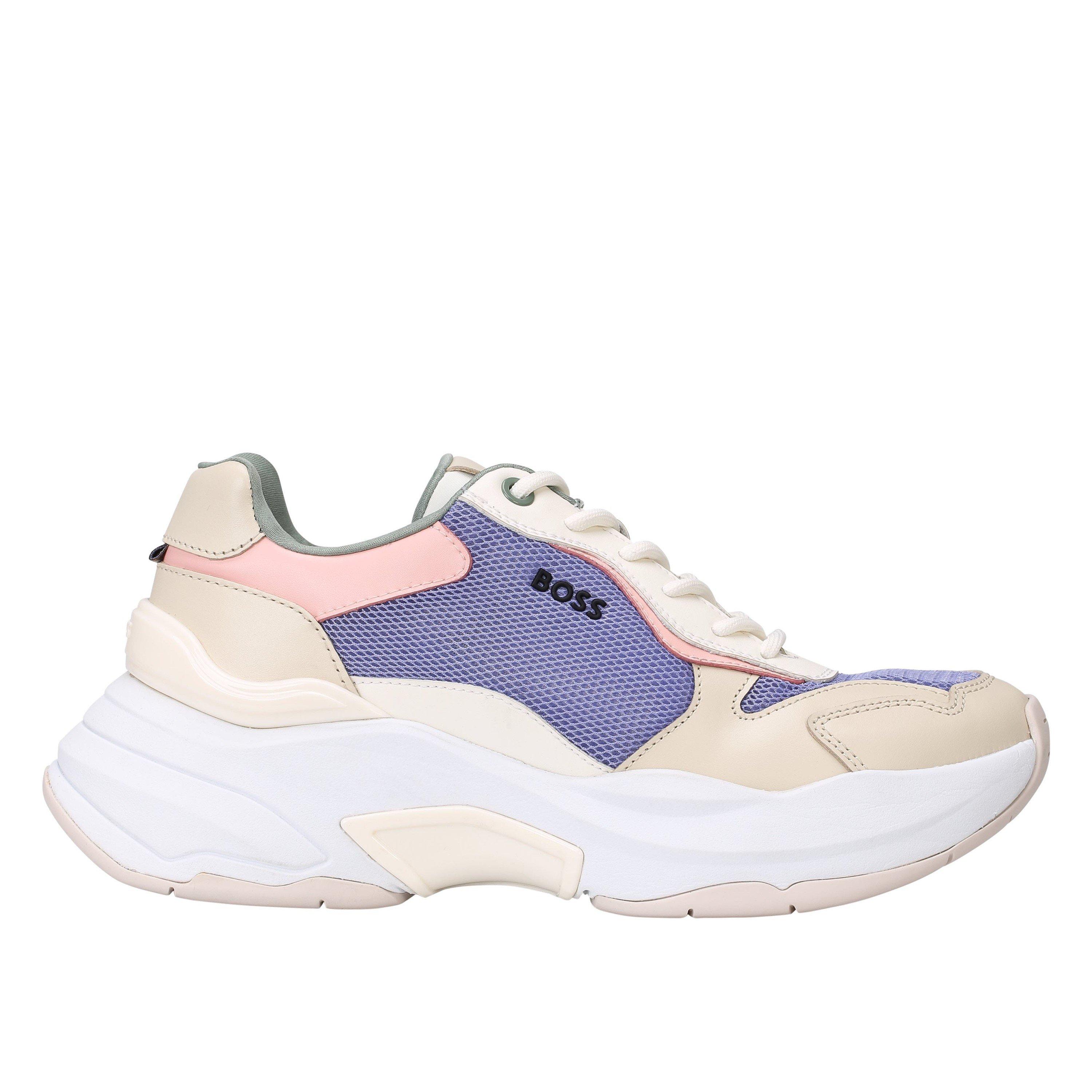 Purple - Boss - Noa Chunky Runn Trainers - 1