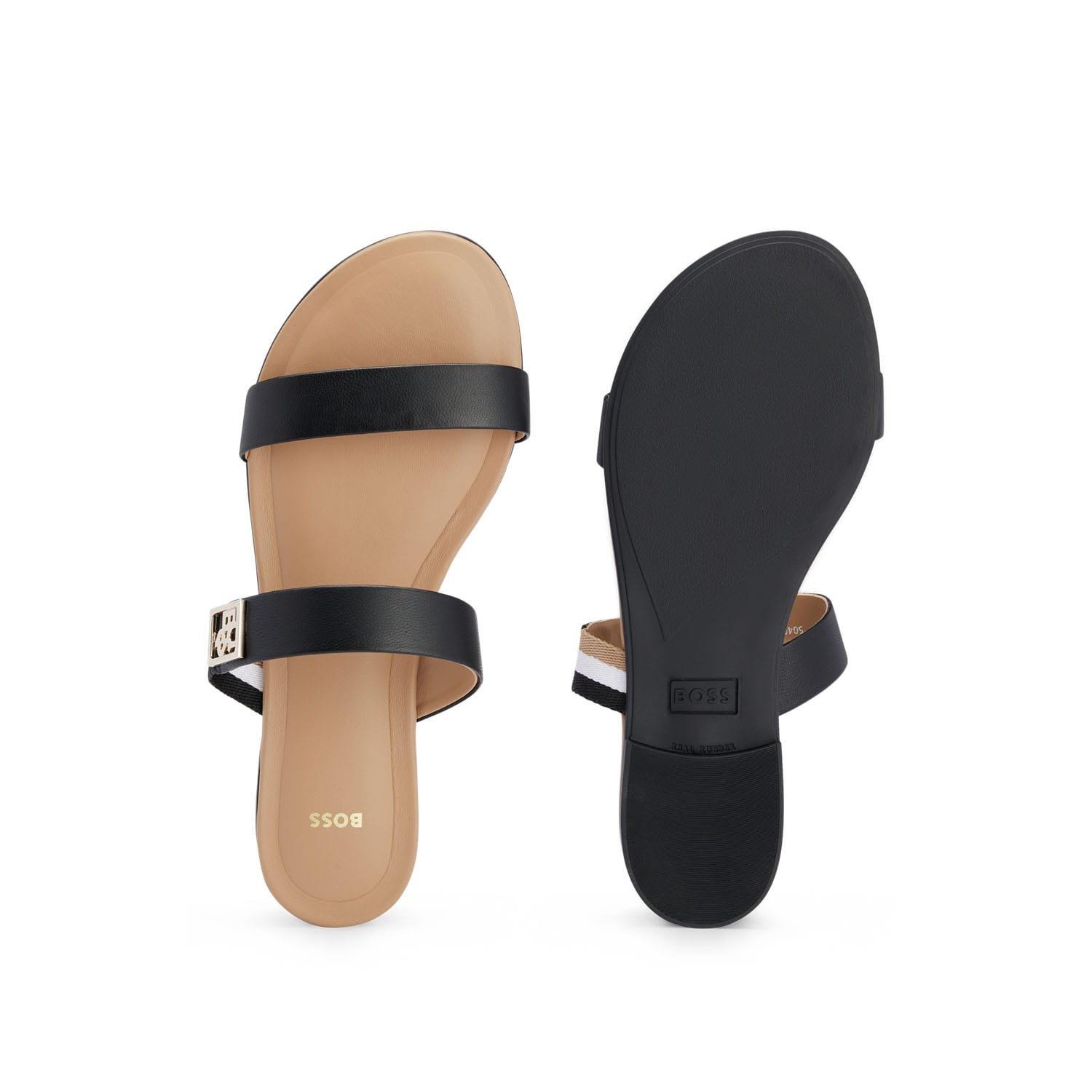 Black - Boss - Millie Strap Sandals - 5