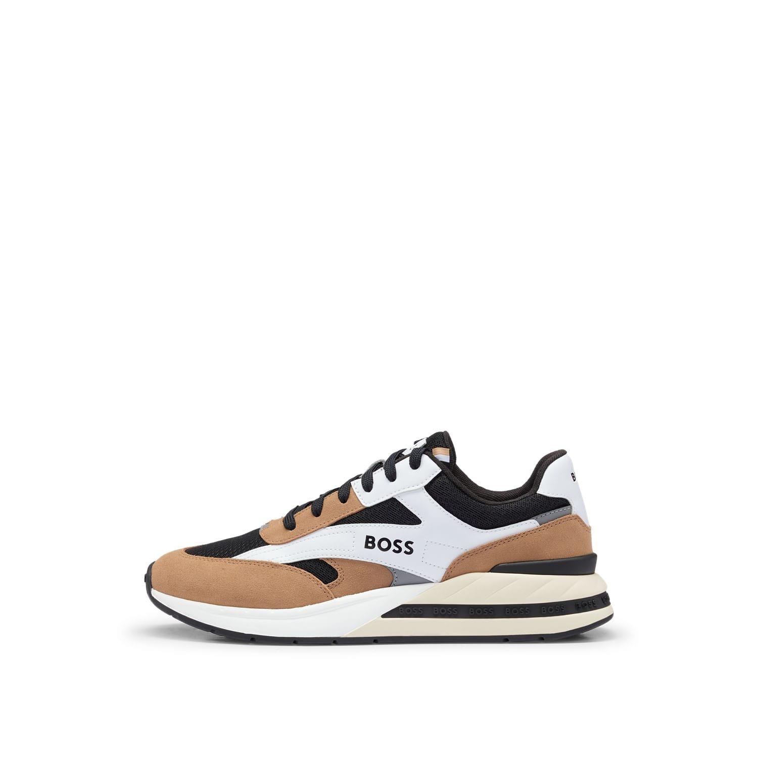 Brown - Boss - Kurt Running Trainers - 3