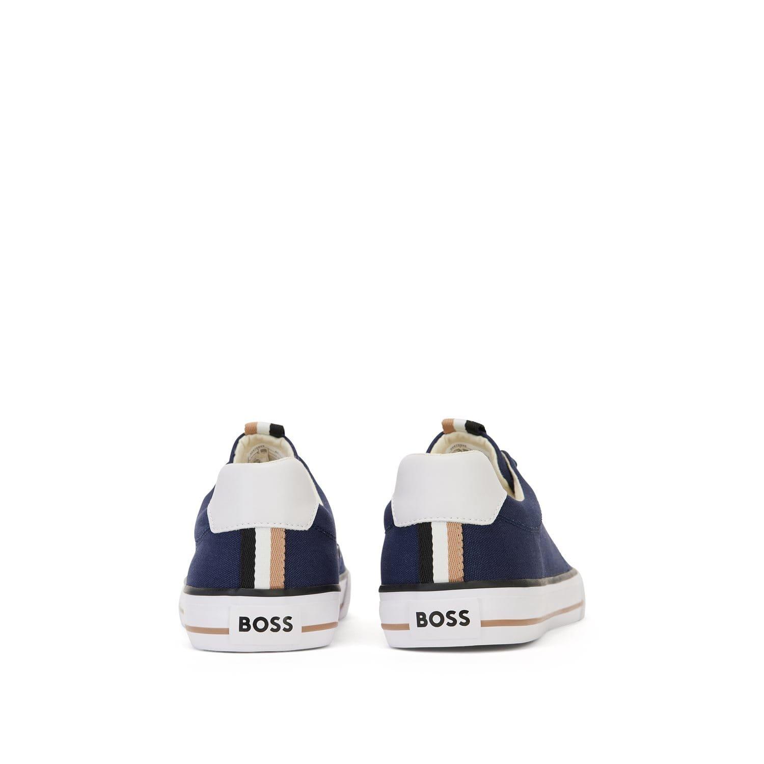 Dark Blue - Boss - Aiden Tennis Trainers - 3