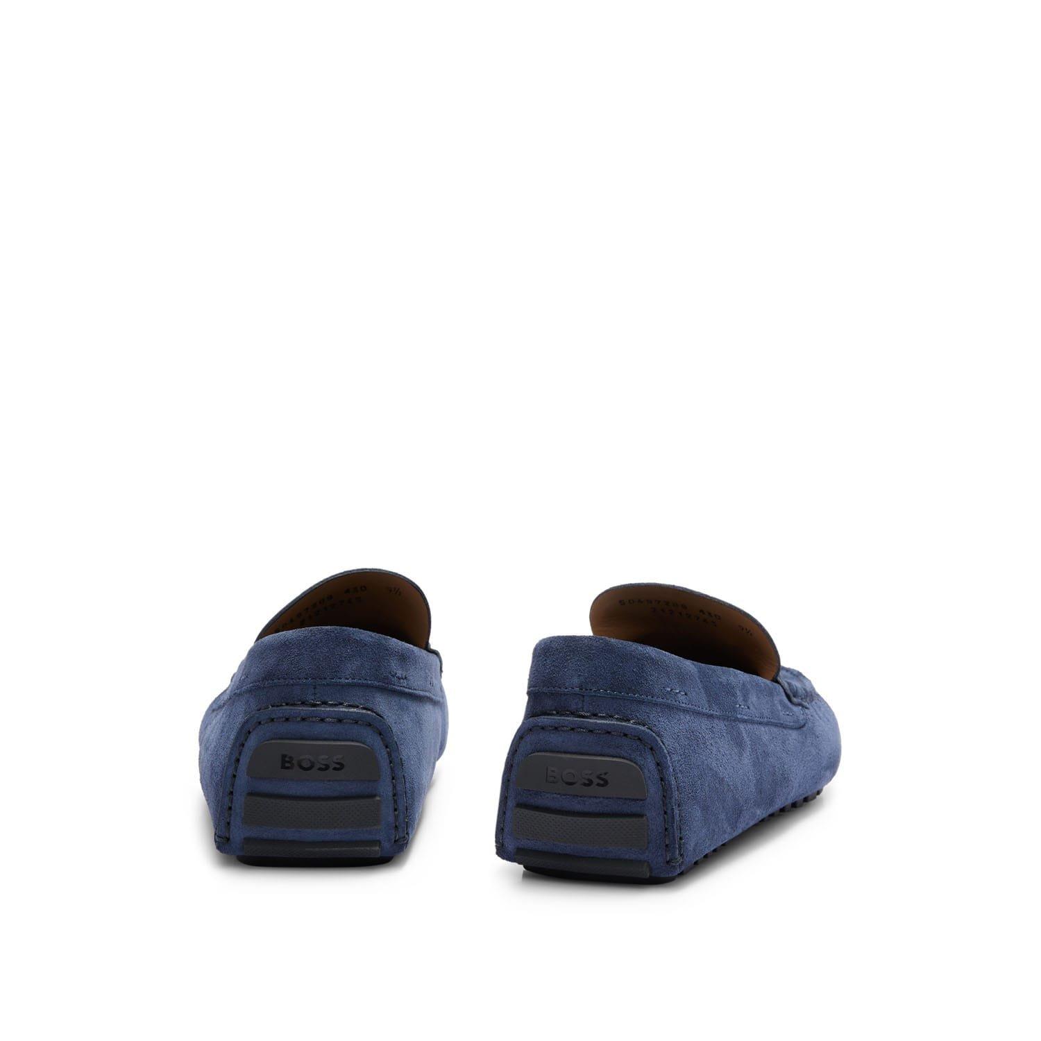 Blue - Boss - Driver Moccasin Shoes - 3