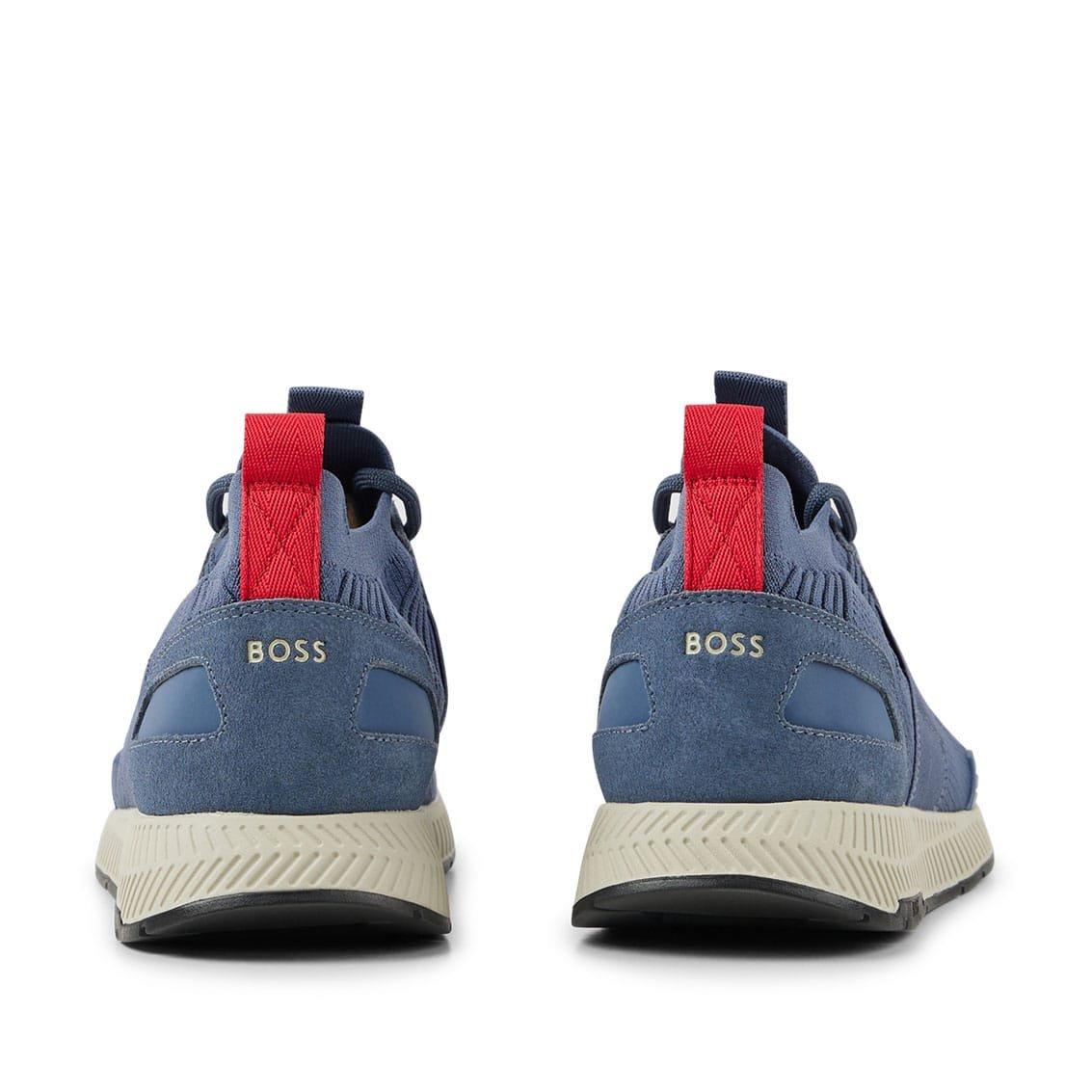 Blue - Boss - Titanium Running Trainers - 4