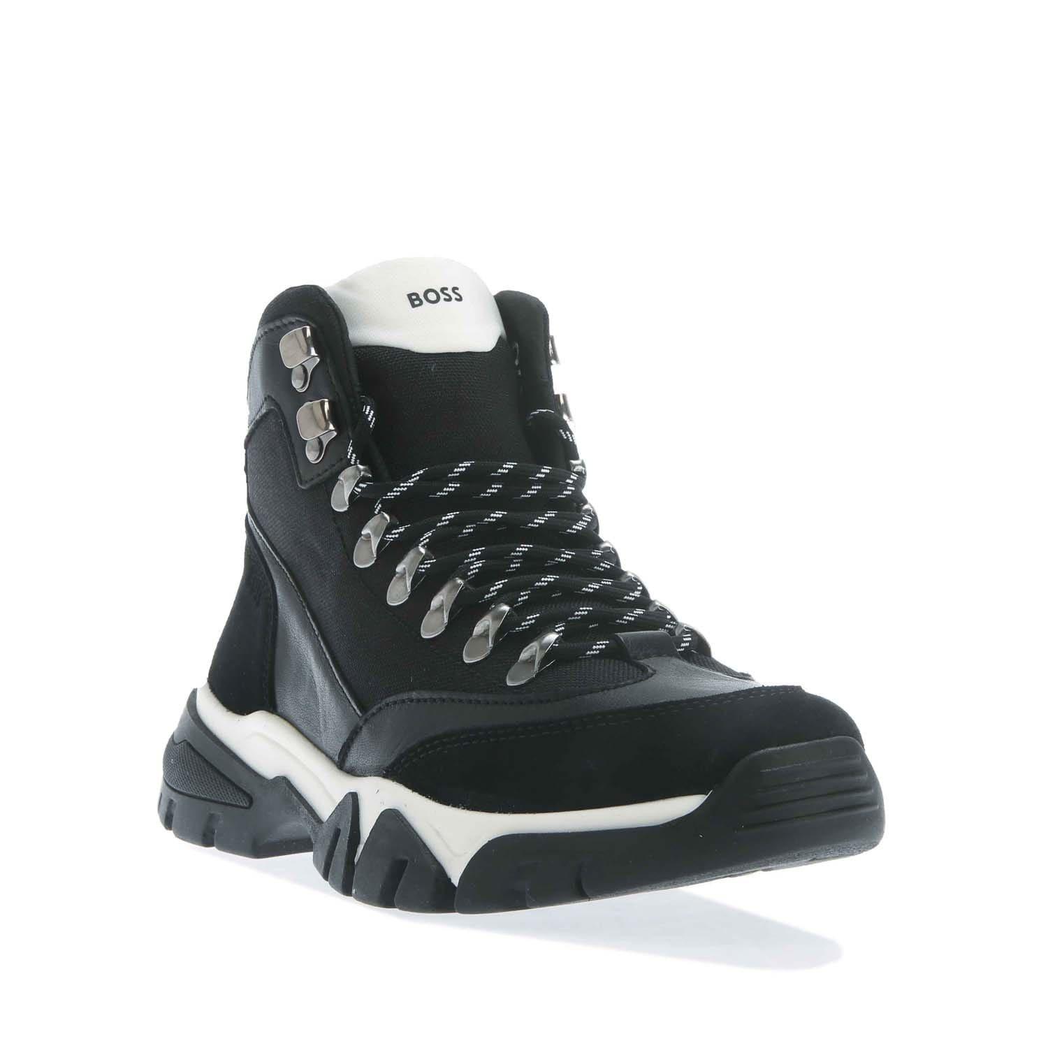 Black - Boss - Chester Half Boots - 2