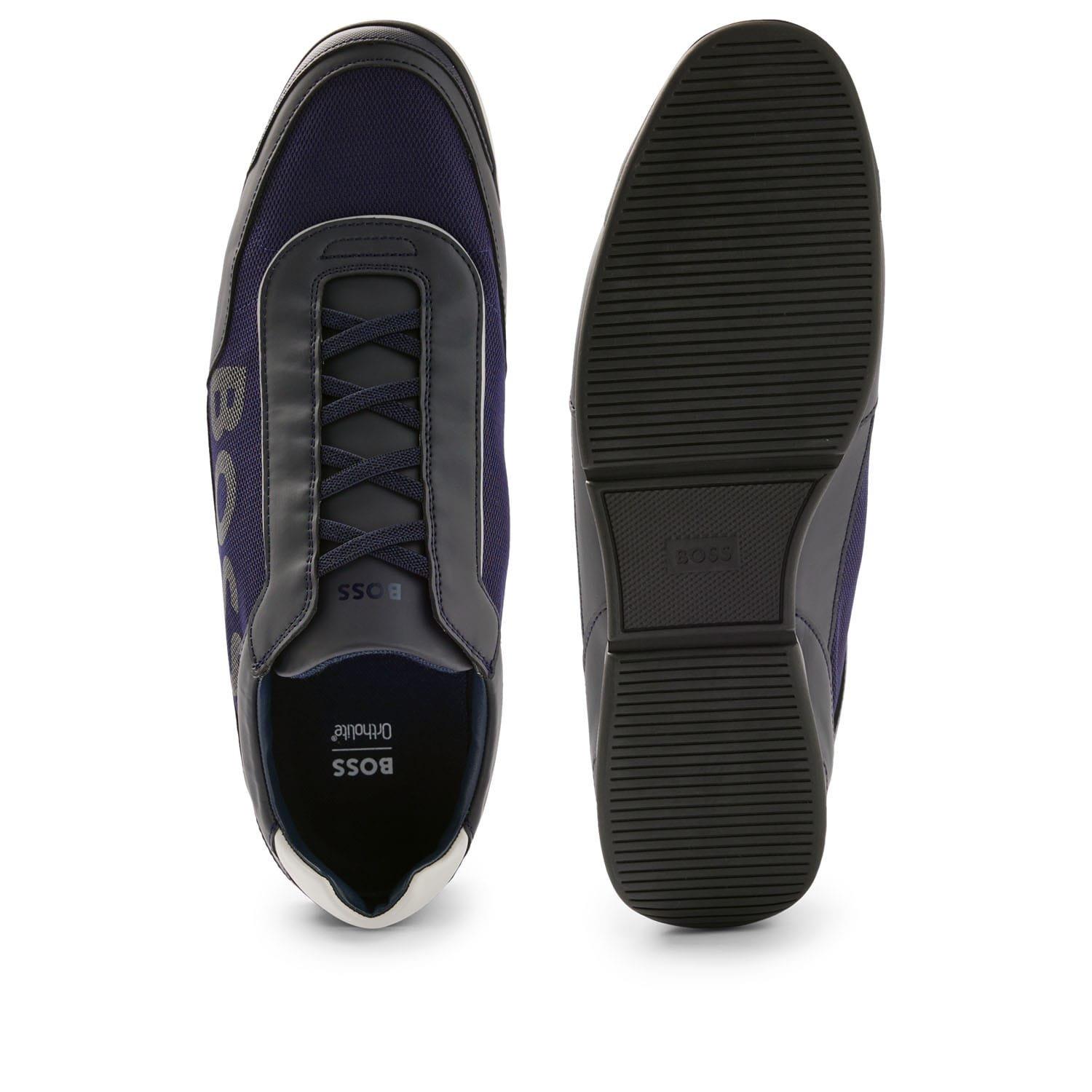 Dark Blue - Boss - Saturn Slip On Trainers - 3