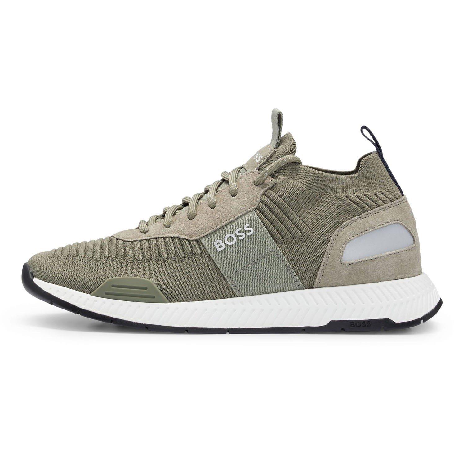 Green - Boss - Titanium Trainers - 2
