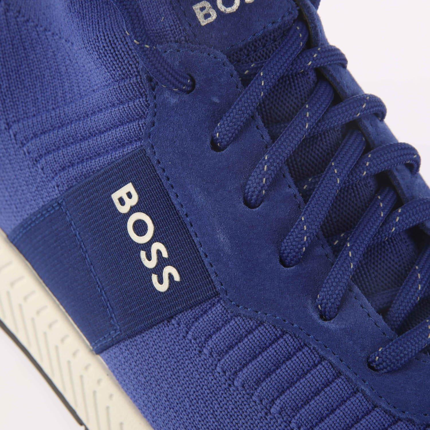 Blue - Boss - Titanium Running Trainers - 5