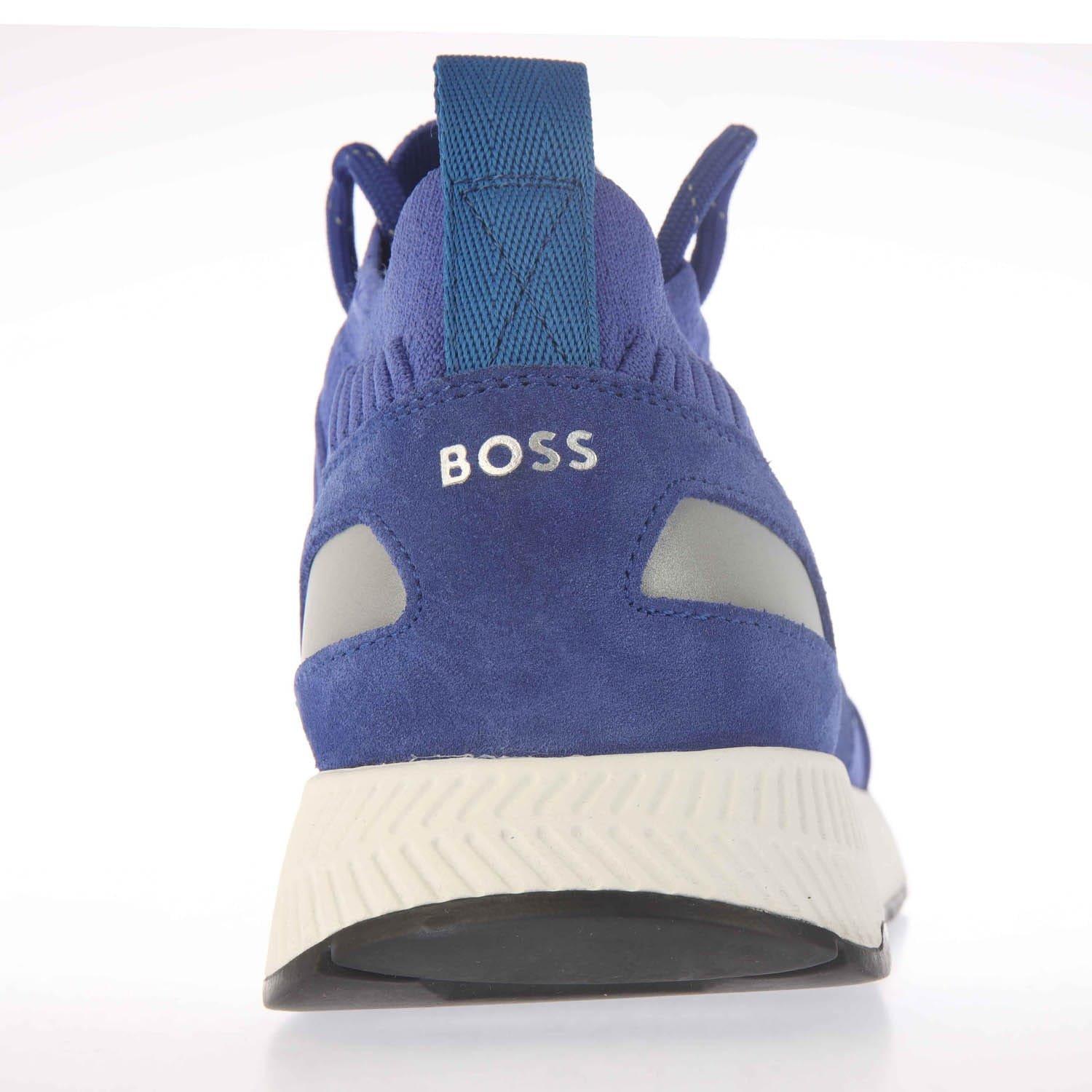 Blue - Boss - Titanium Running Trainers - 6