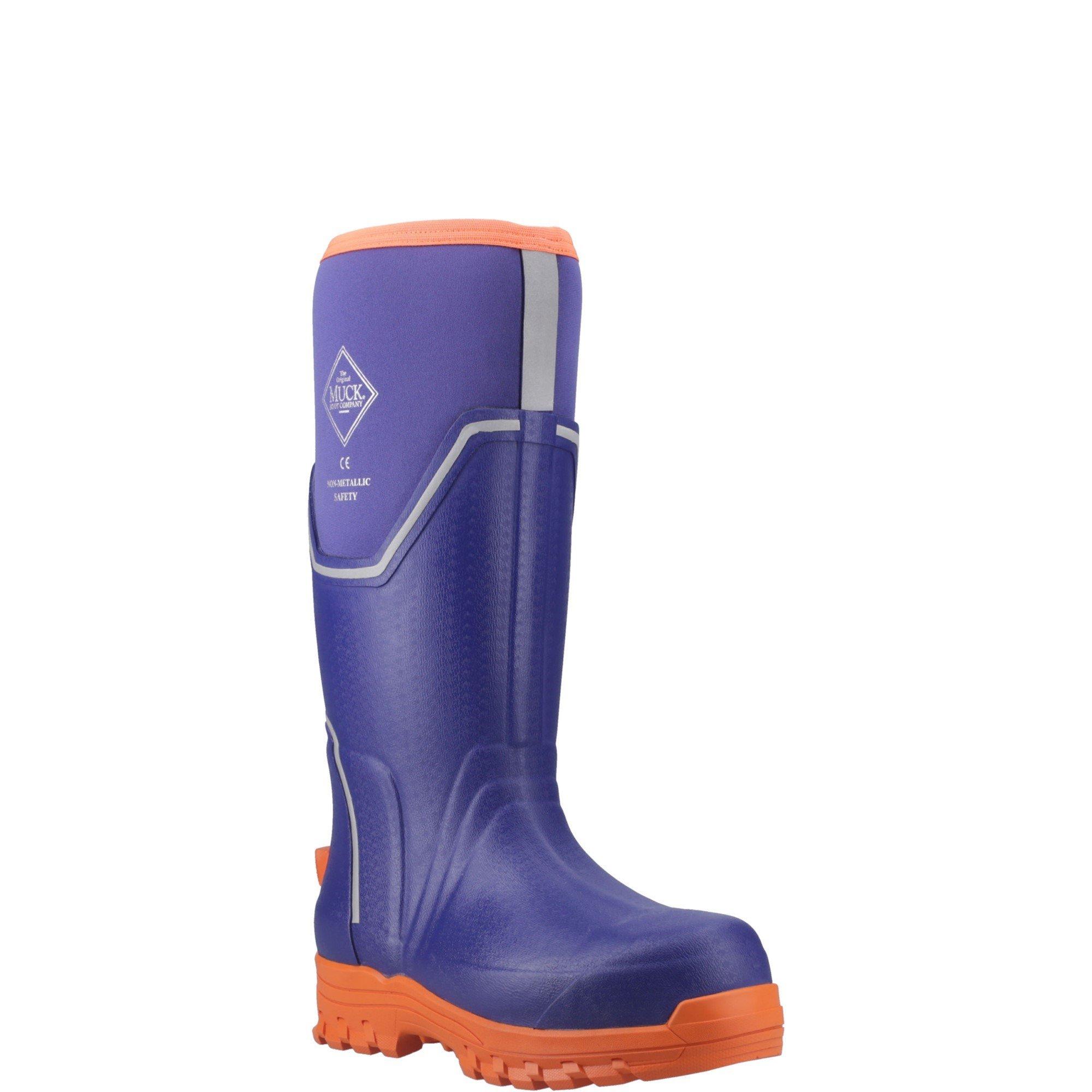 Blue - Muck Boots - Grit S5 Safety Wellington - 2