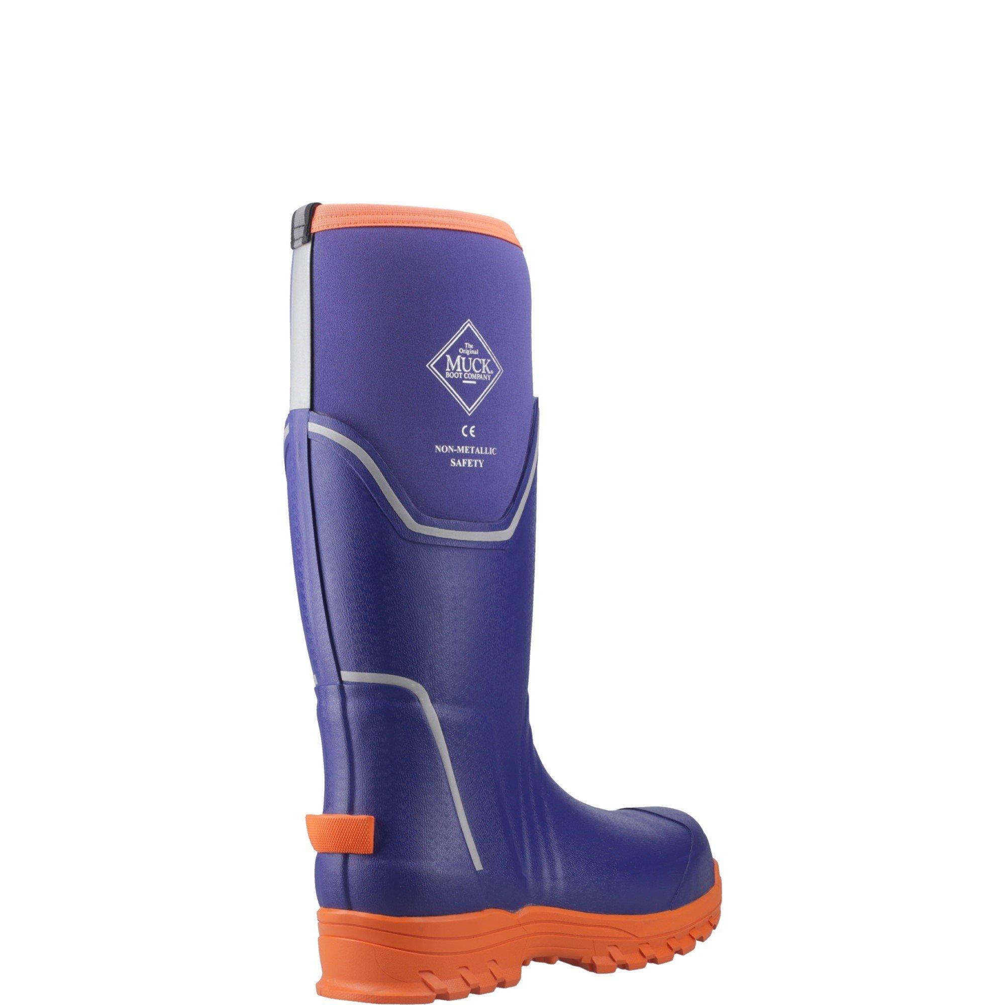 Blue - Muck Boots - Grit S5 Safety Wellington - 3