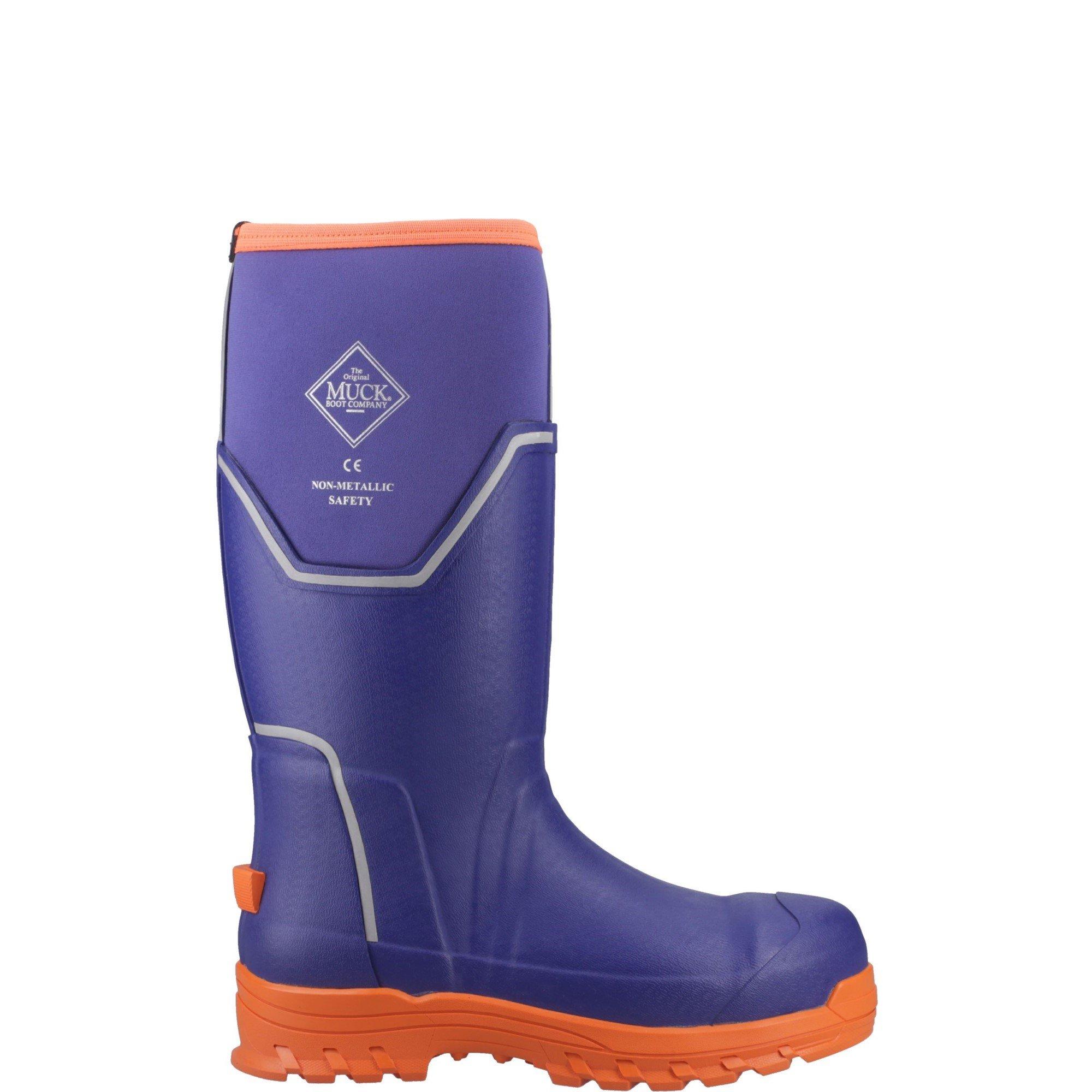 Blue - Muck Boots - Grit S5 Safety Wellington - 1