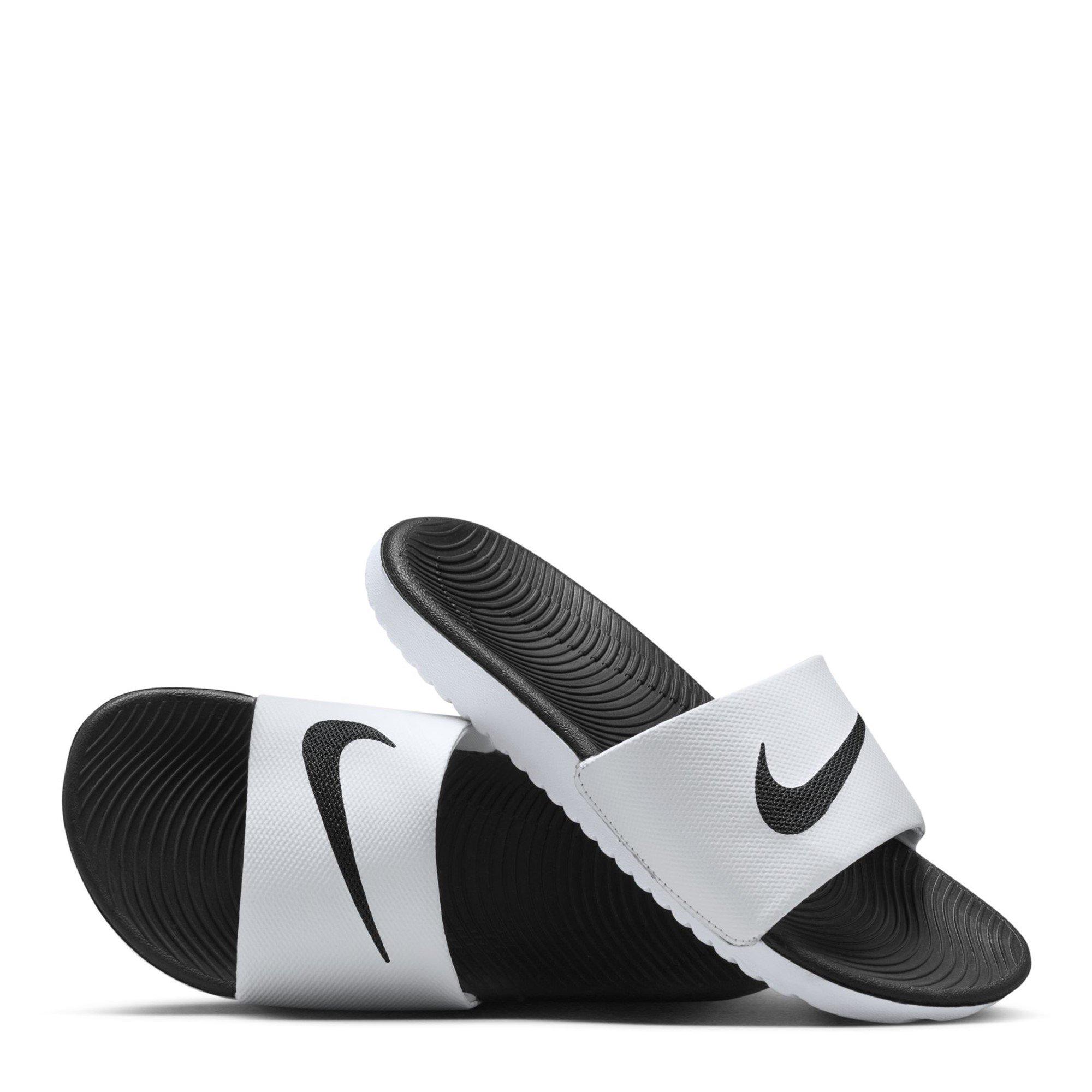Bianco/Nero - Nike - Kawa Kids' Slide - 5
