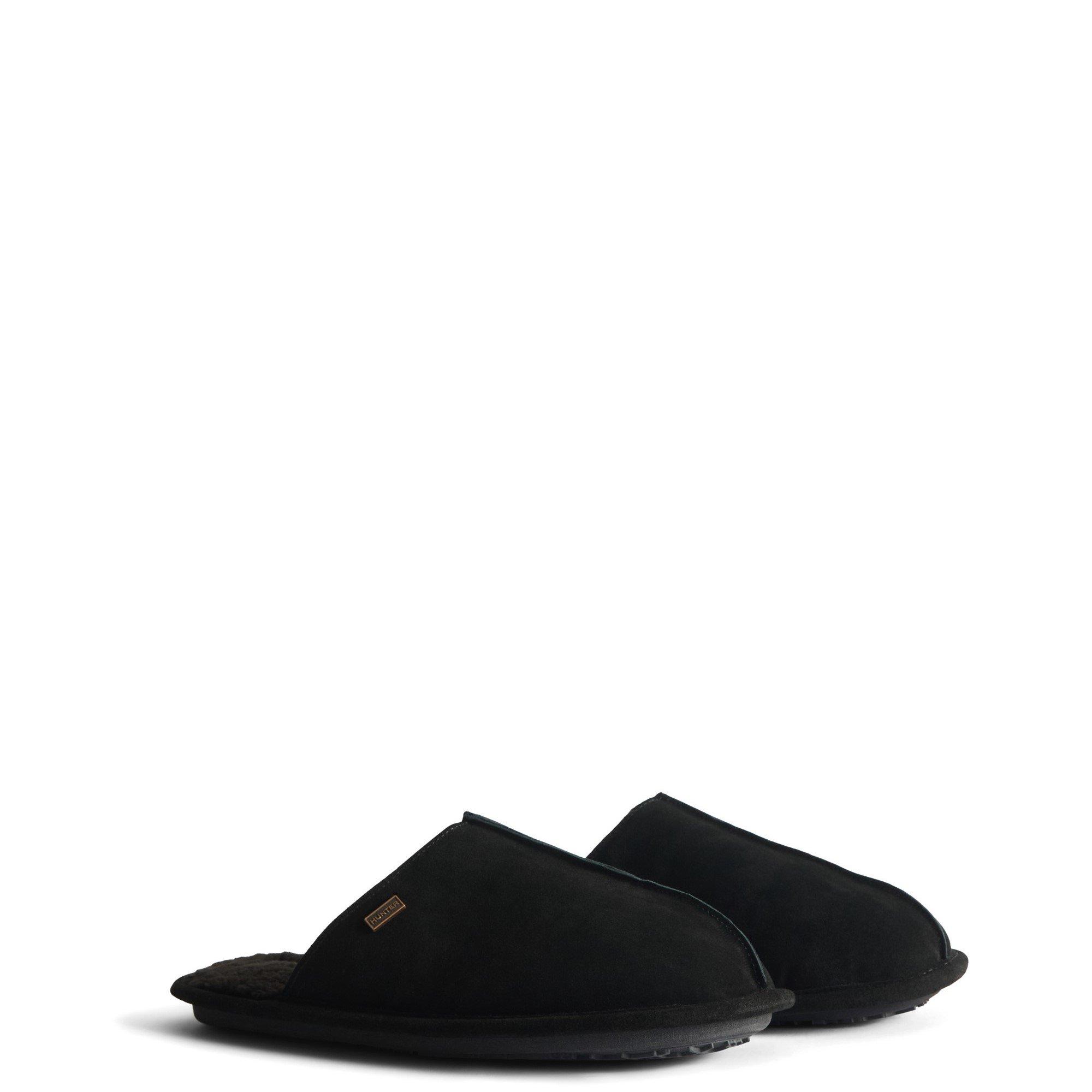 Black - Hunter - MENS MULE SLIPPER - 2