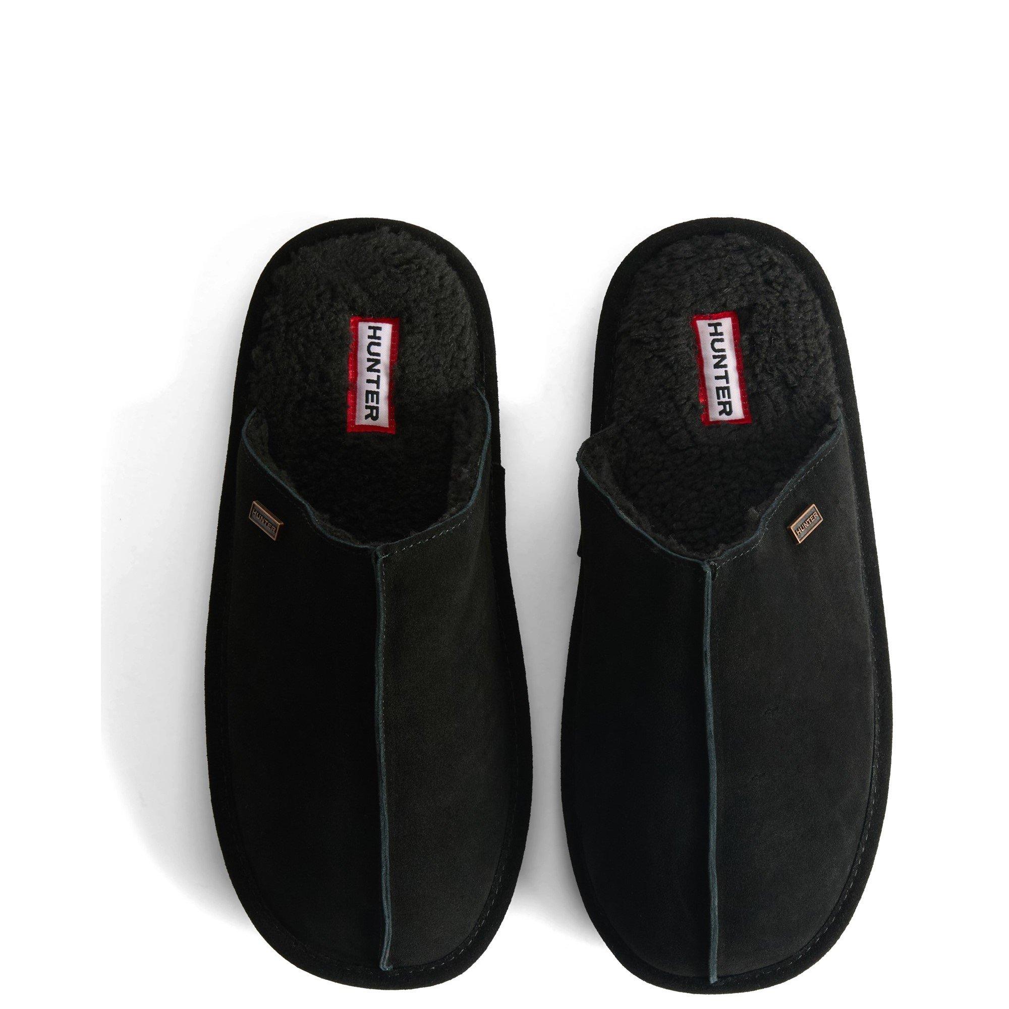 Black - Hunter - MENS MULE SLIPPER - 4