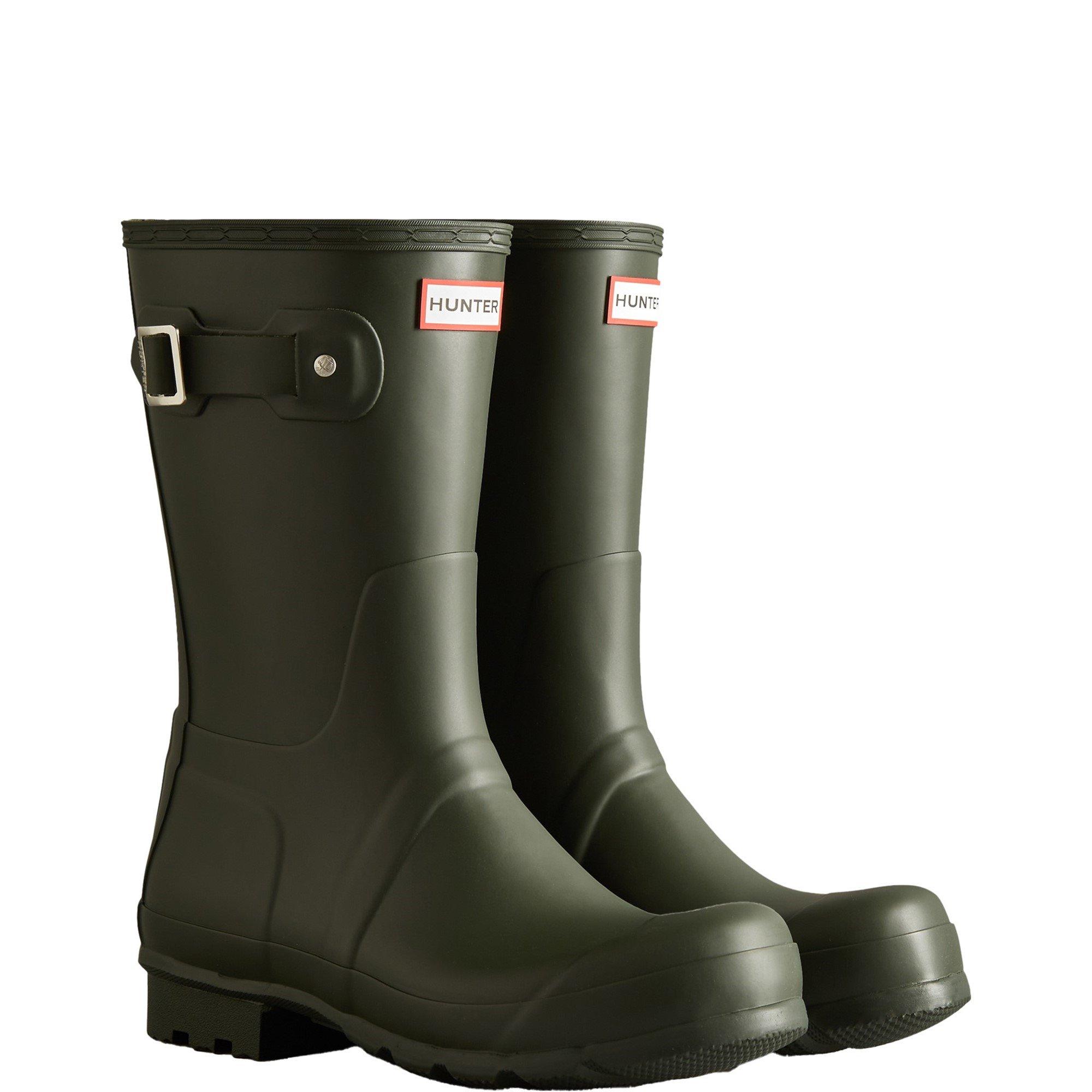Dark Olive - Hunter - Original Short Wellington Boots - 2