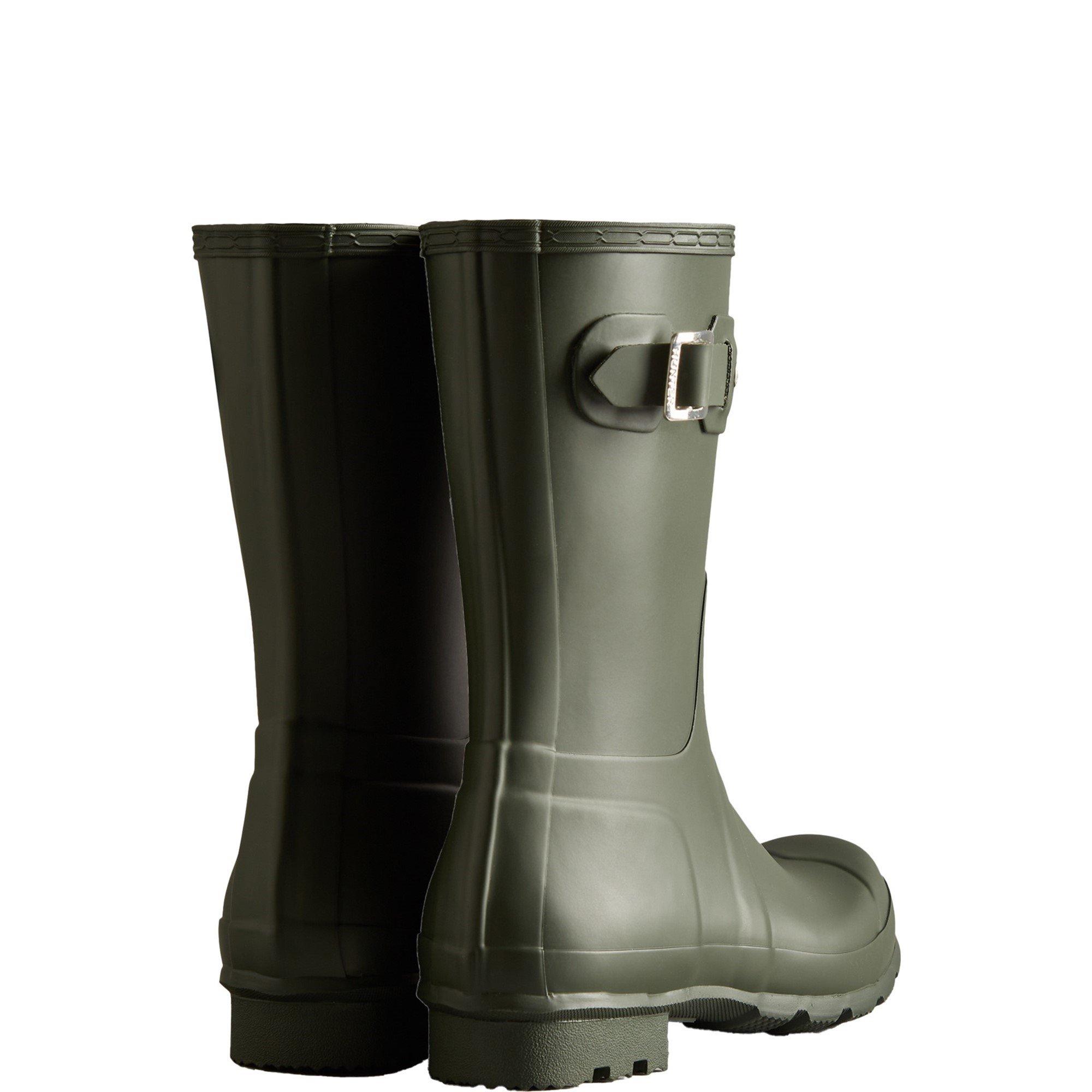 Dark Olive - Hunter - Original Short Wellington Boots - 3