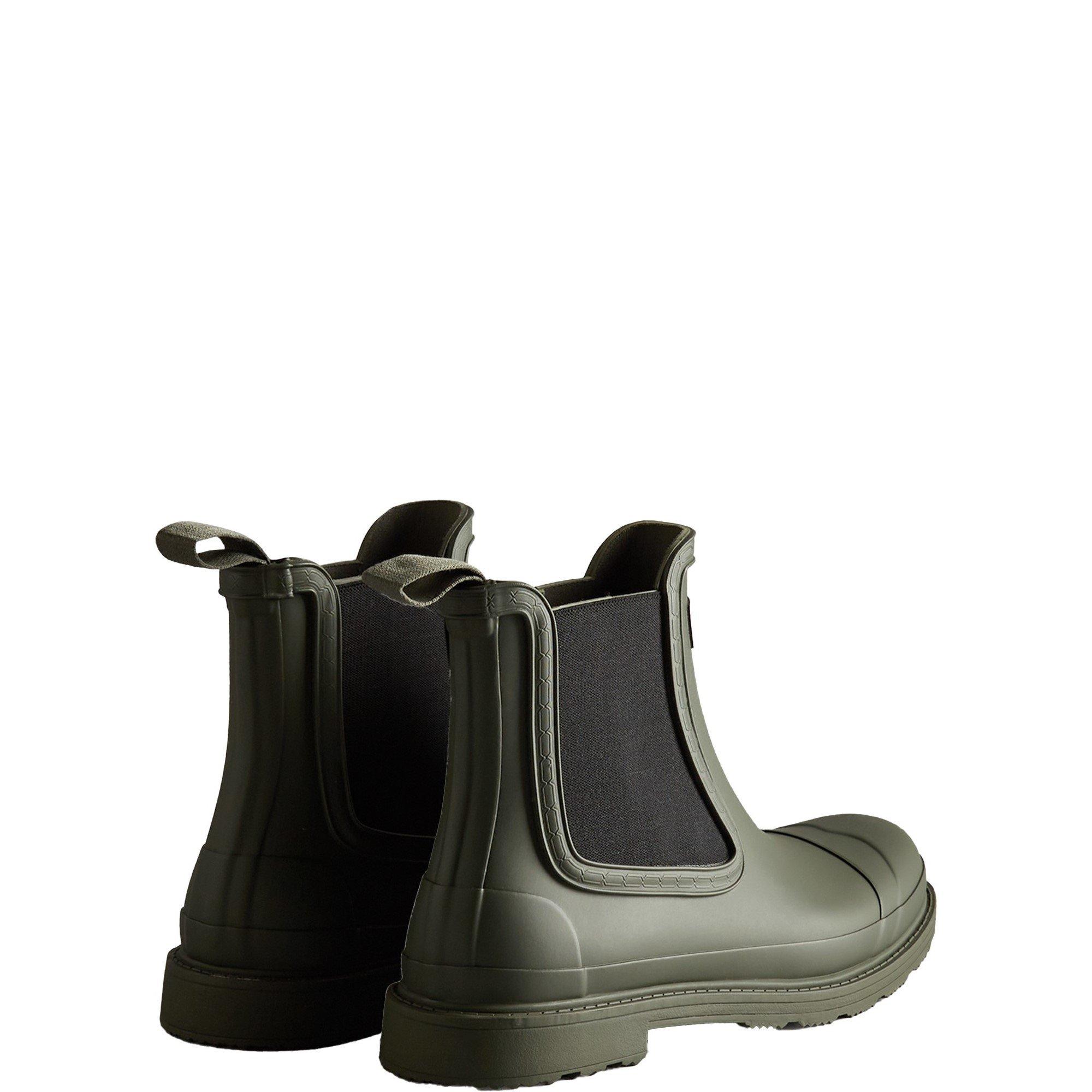 Dark Olive - Hunter - Commando Chelsea Boots - 3