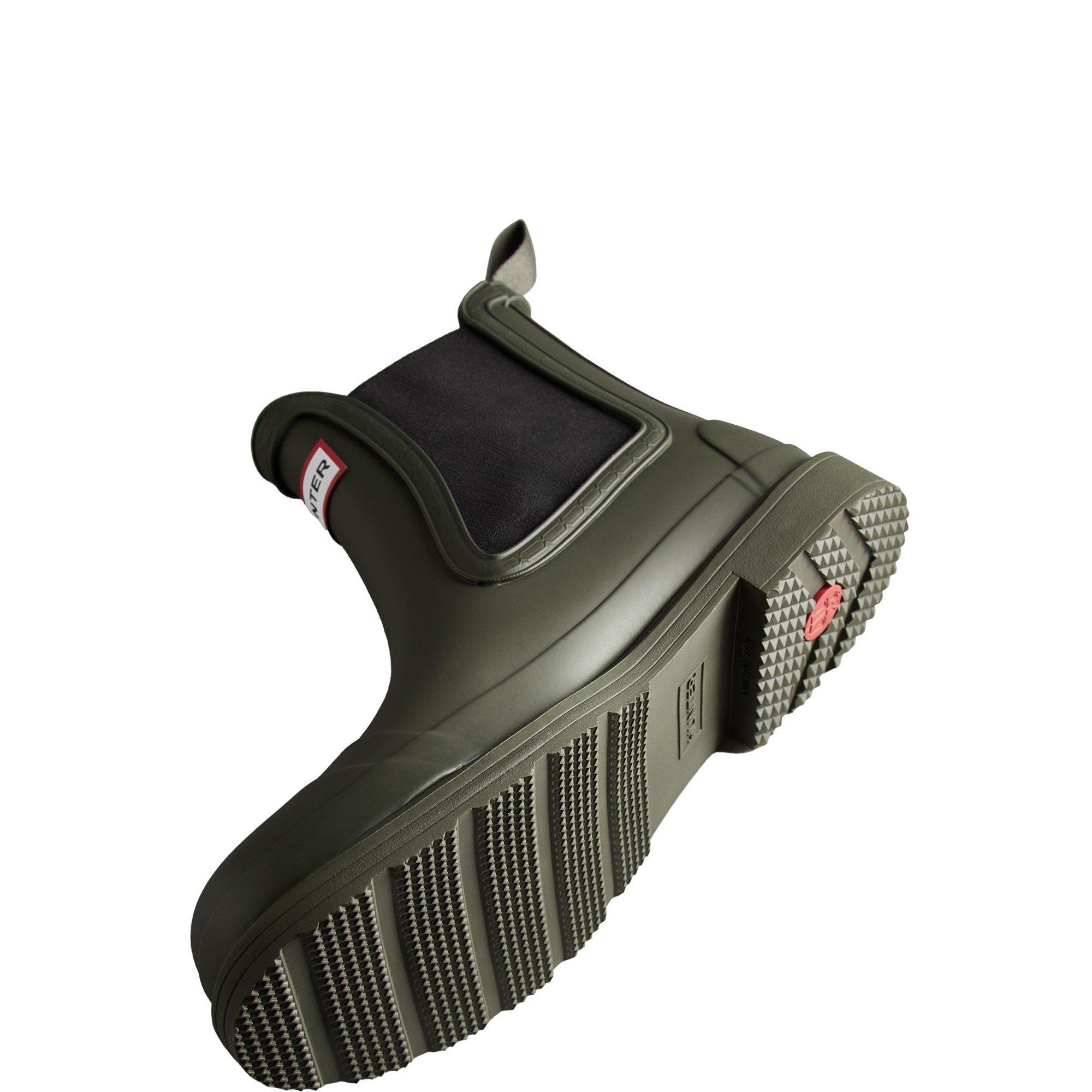 Dark Olive - Hunter - Commando Chelsea Boots - 4