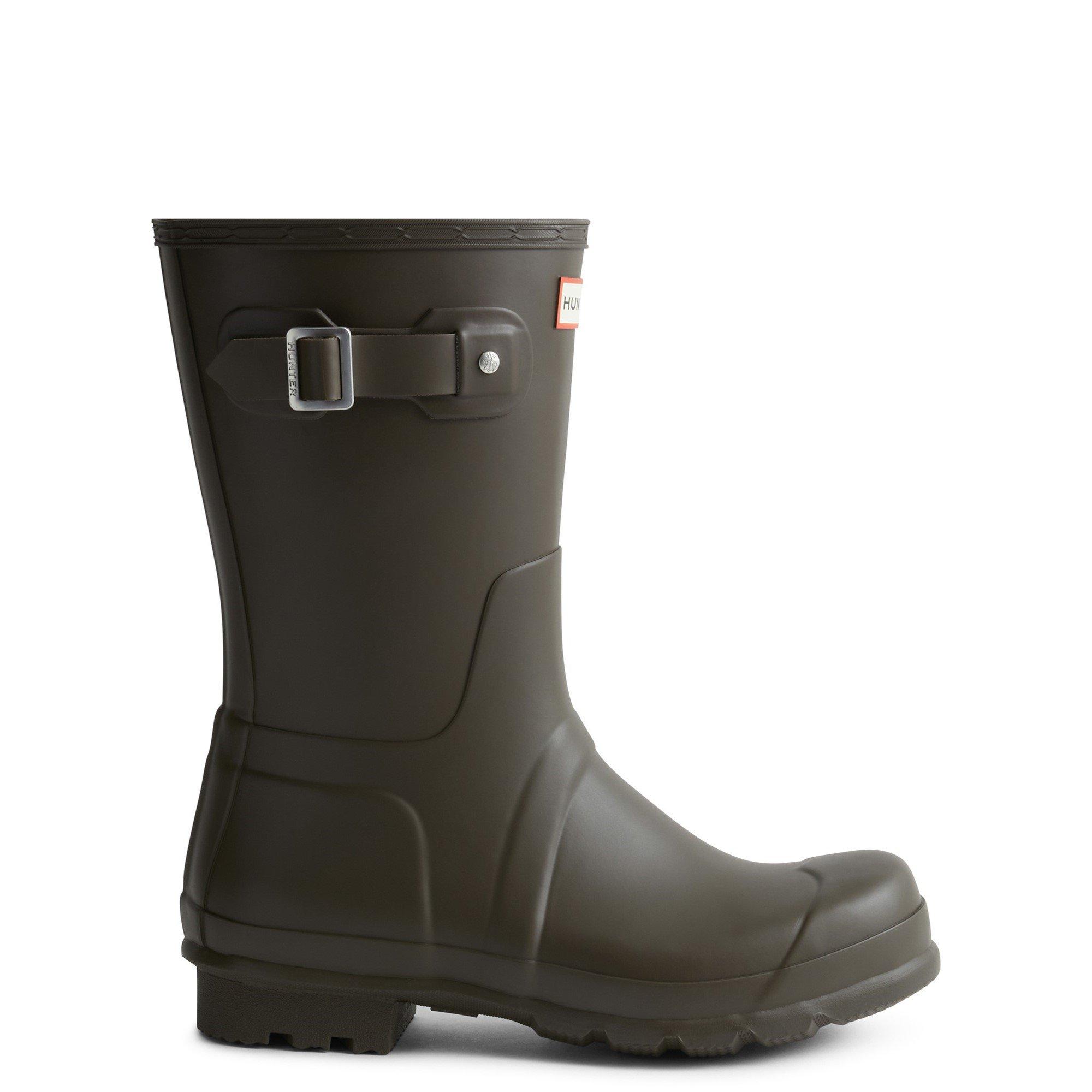 Chocolate - Hunter - Original Short Wellington Boots - 1