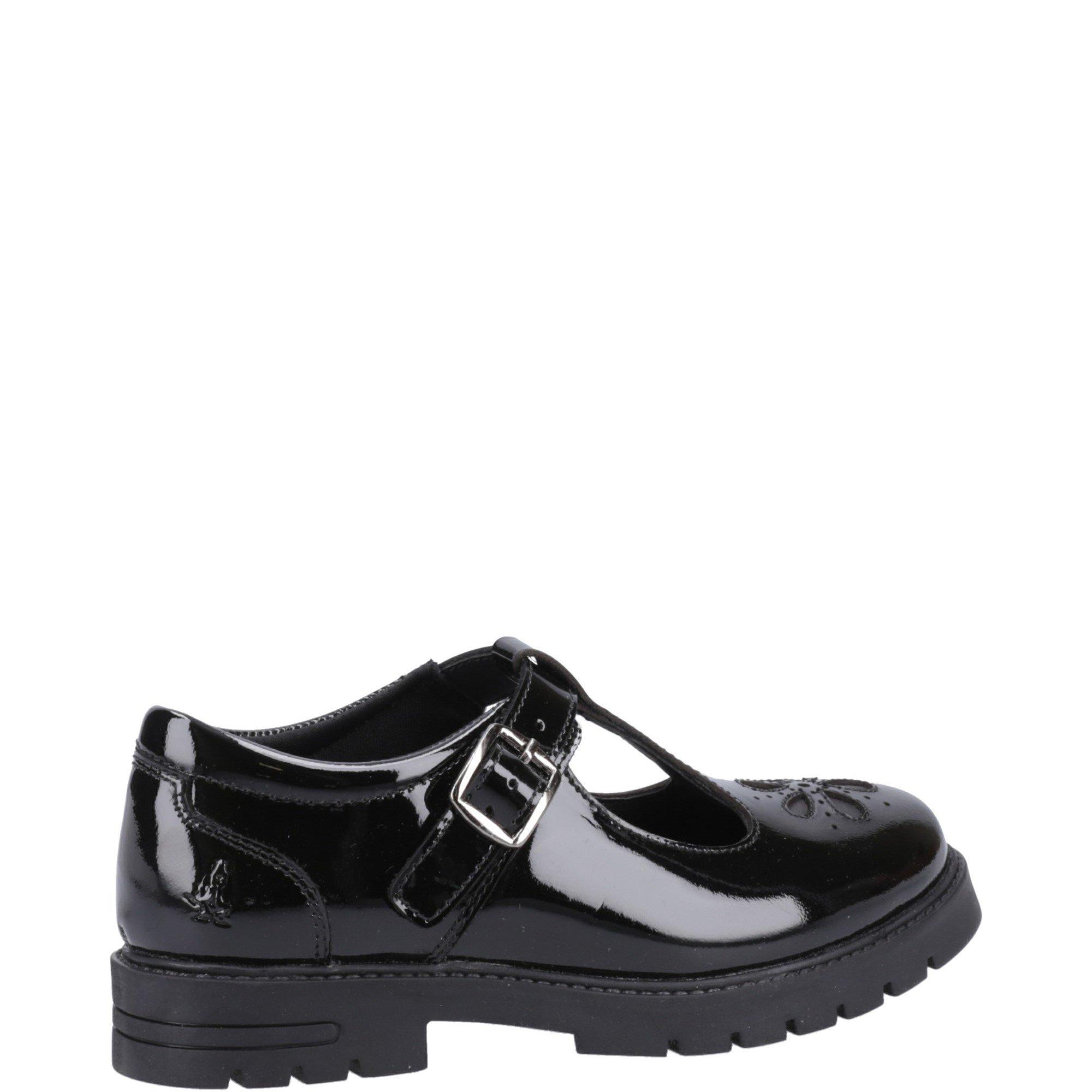 Black - Hush Puppies - Fiona Patent Senior Shoe - 3
