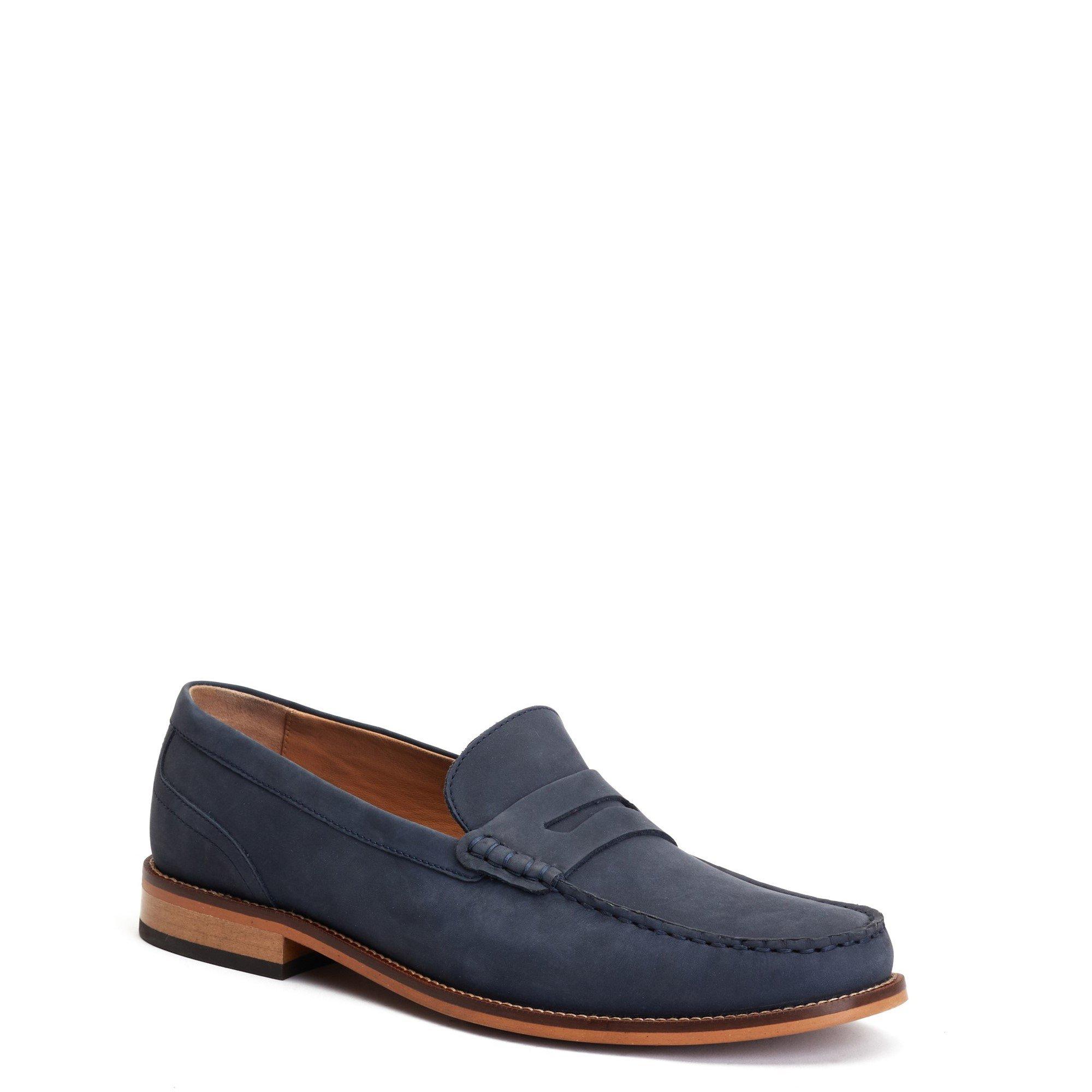 Navy - Base London - Garfield Penny Loafer - 2
