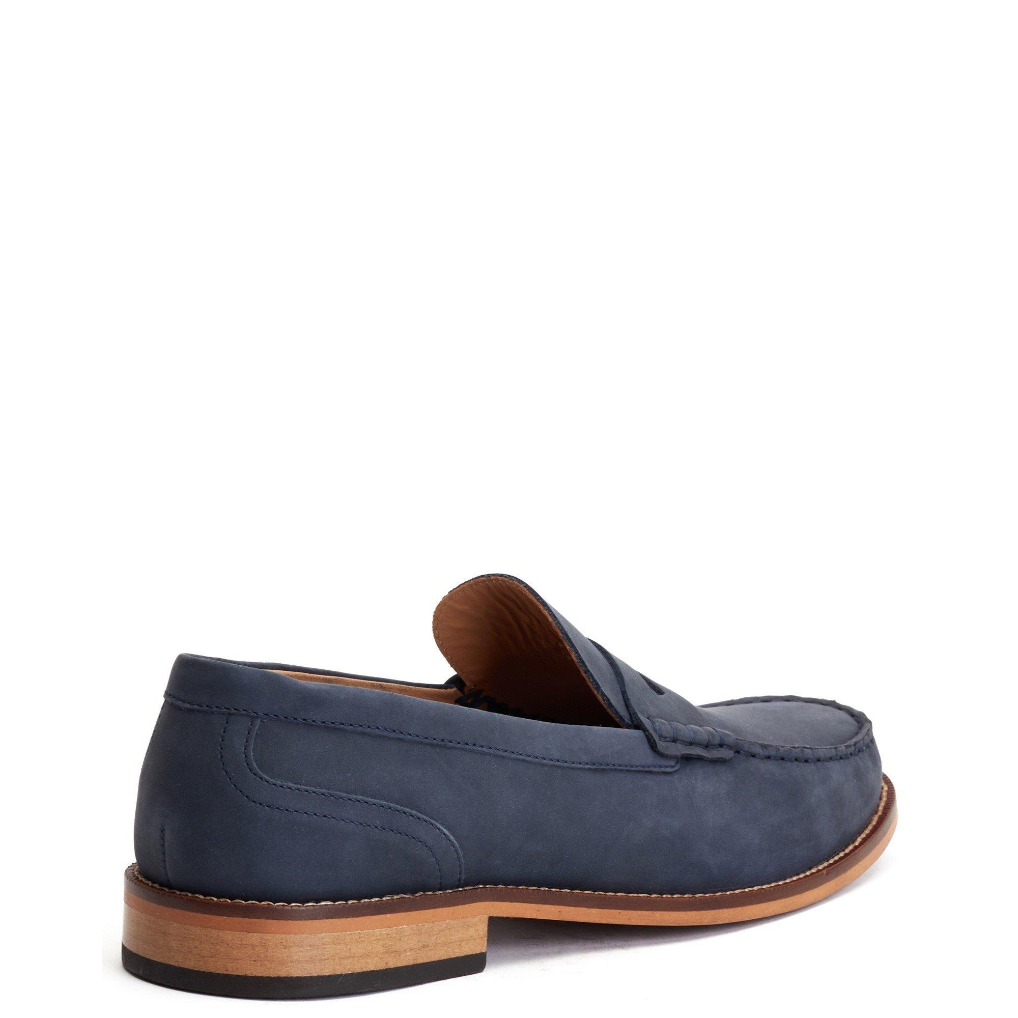 Navy - Base London - Garfield Penny Loafer - 3