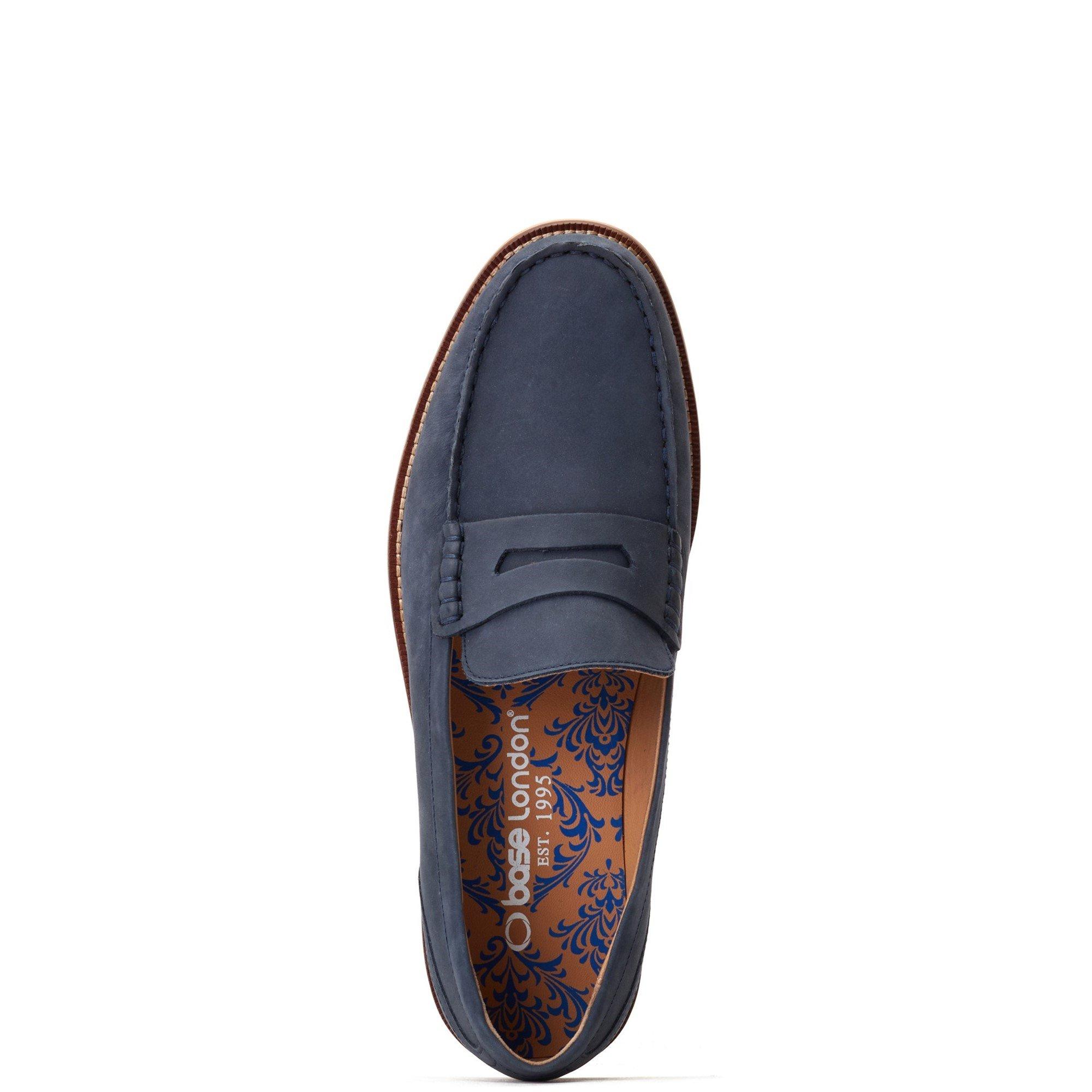 Navy - Base London - Garfield Penny Loafer - 4