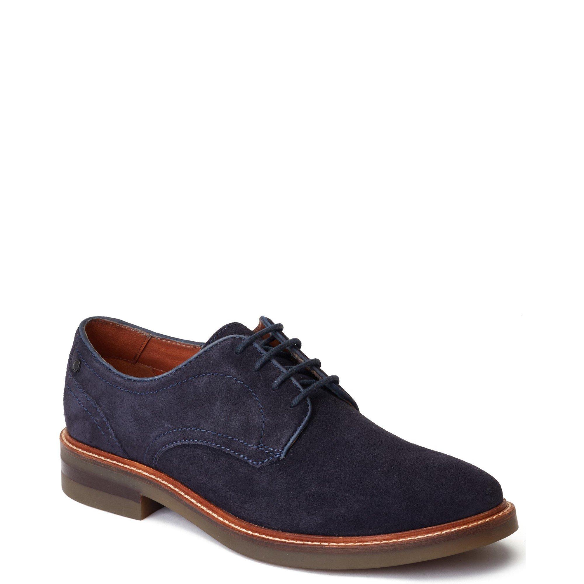 Navy - Base London - Mawley Derby Shoe - 2