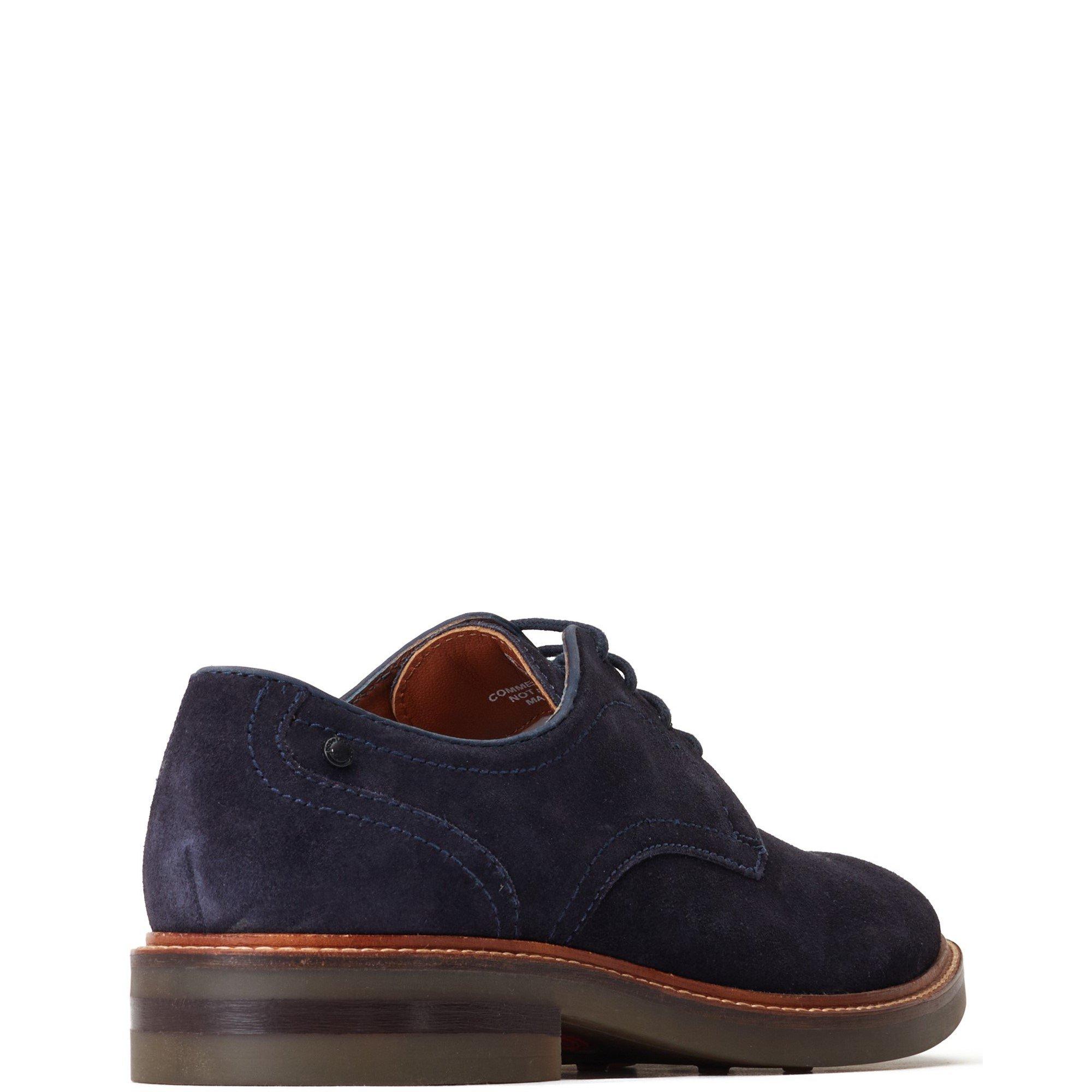Navy - Base London - Mawley Derby Shoe - 3