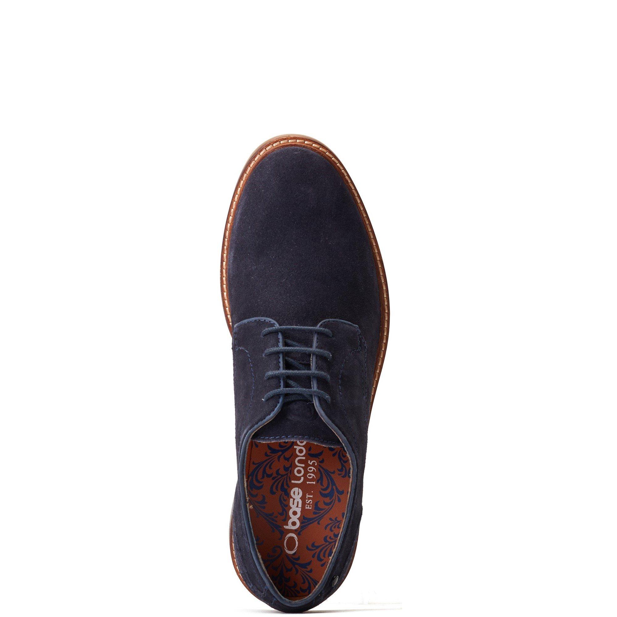 Navy - Base London - Mawley Derby Shoe - 4