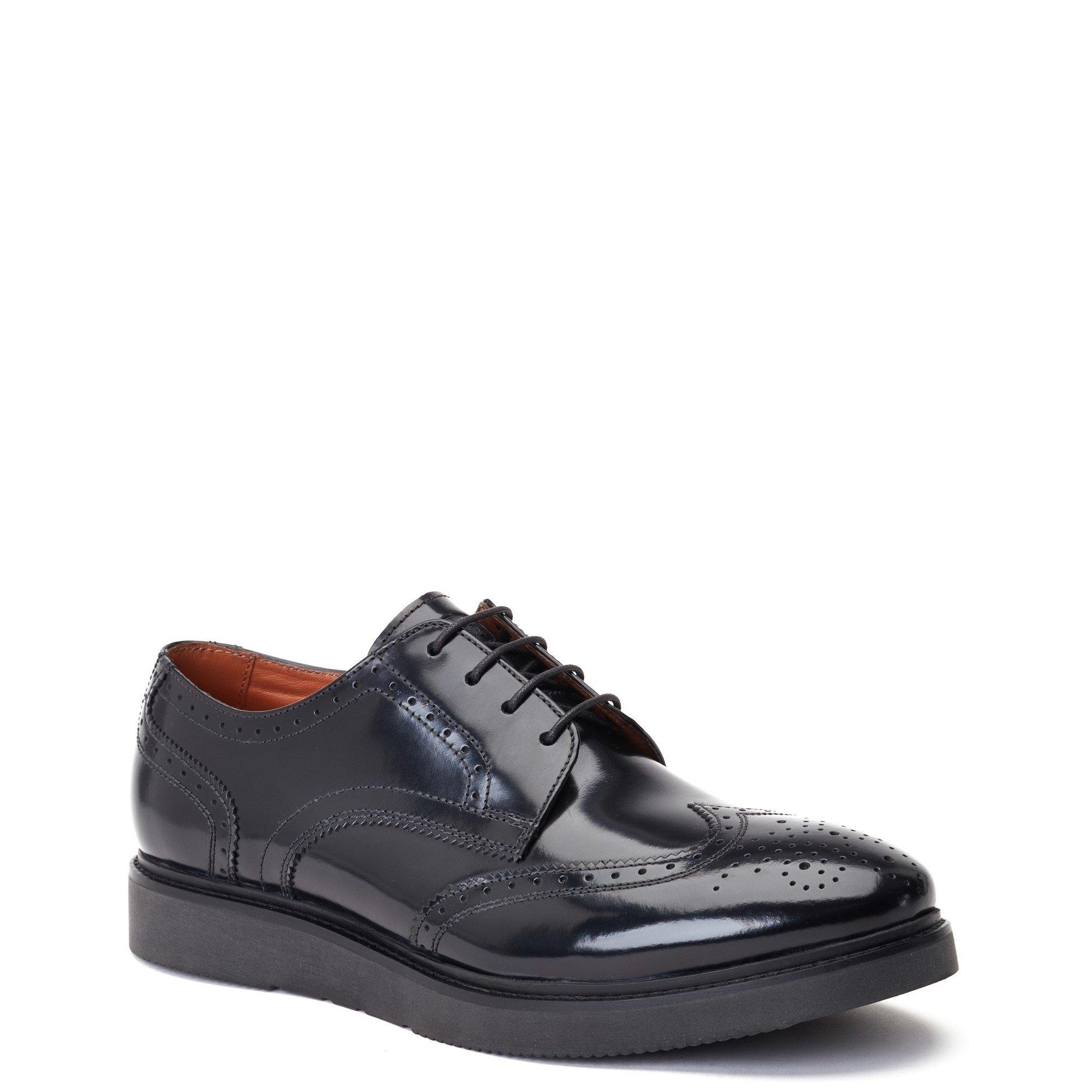 Black - Base London - Joe Brogue Shoe - 2