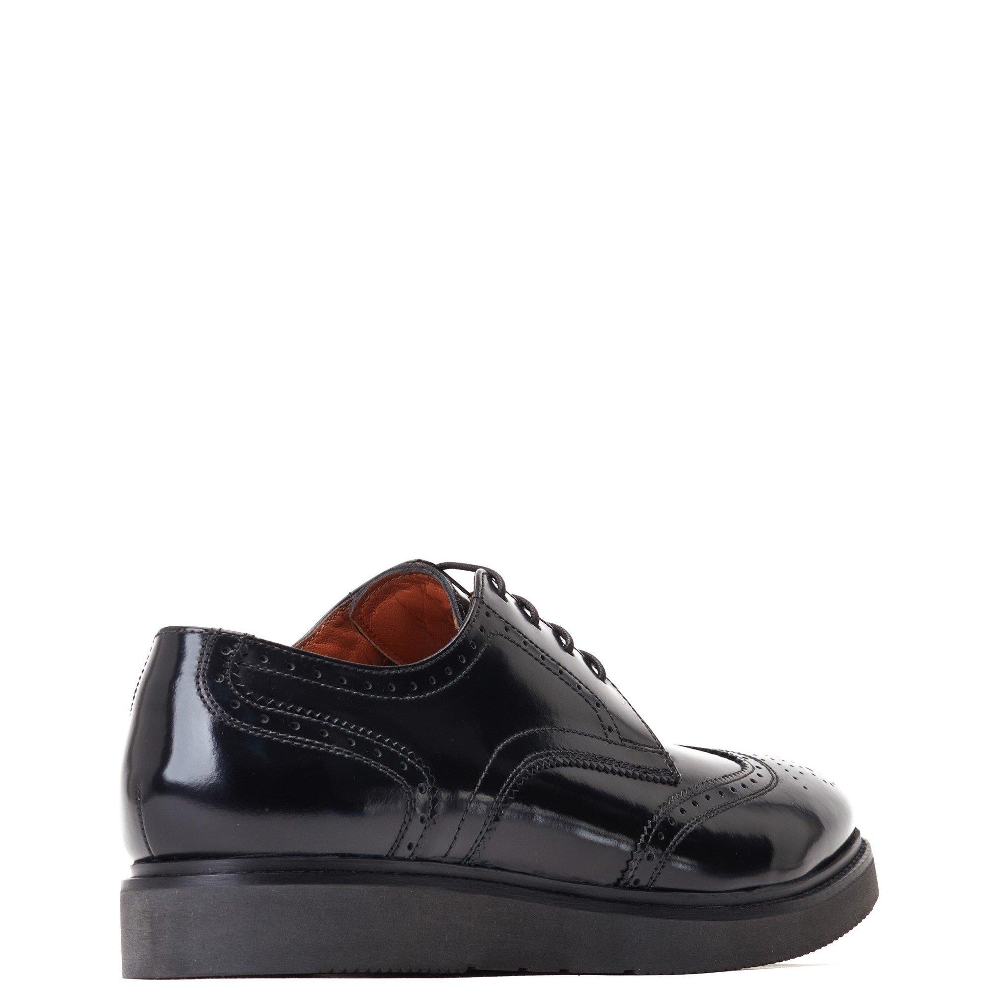Black - Base London - Joe Brogue Shoe - 3