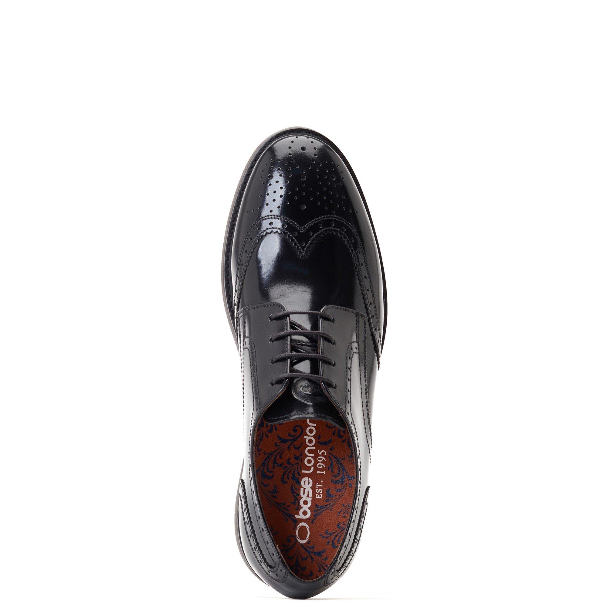Black - Base London - Joe Brogue Shoe - 4