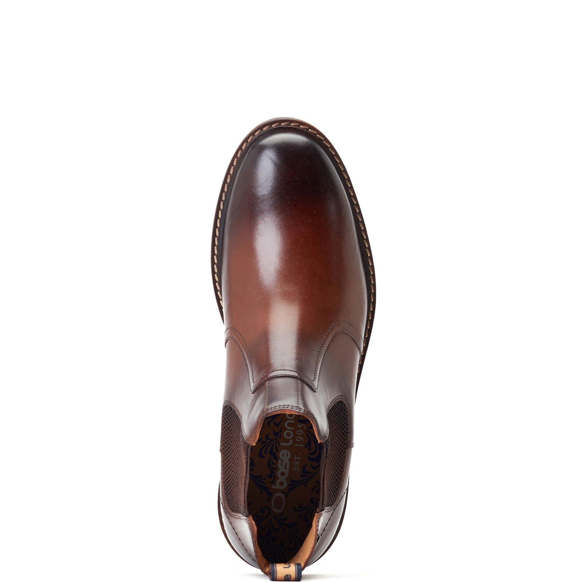 Dark Brown - Base London - Bloom Chelsea Boot - 4