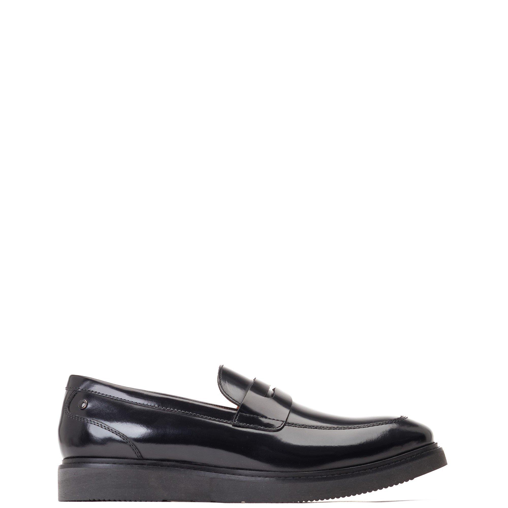 Black - Base London - Sid Penny Loafer - 1