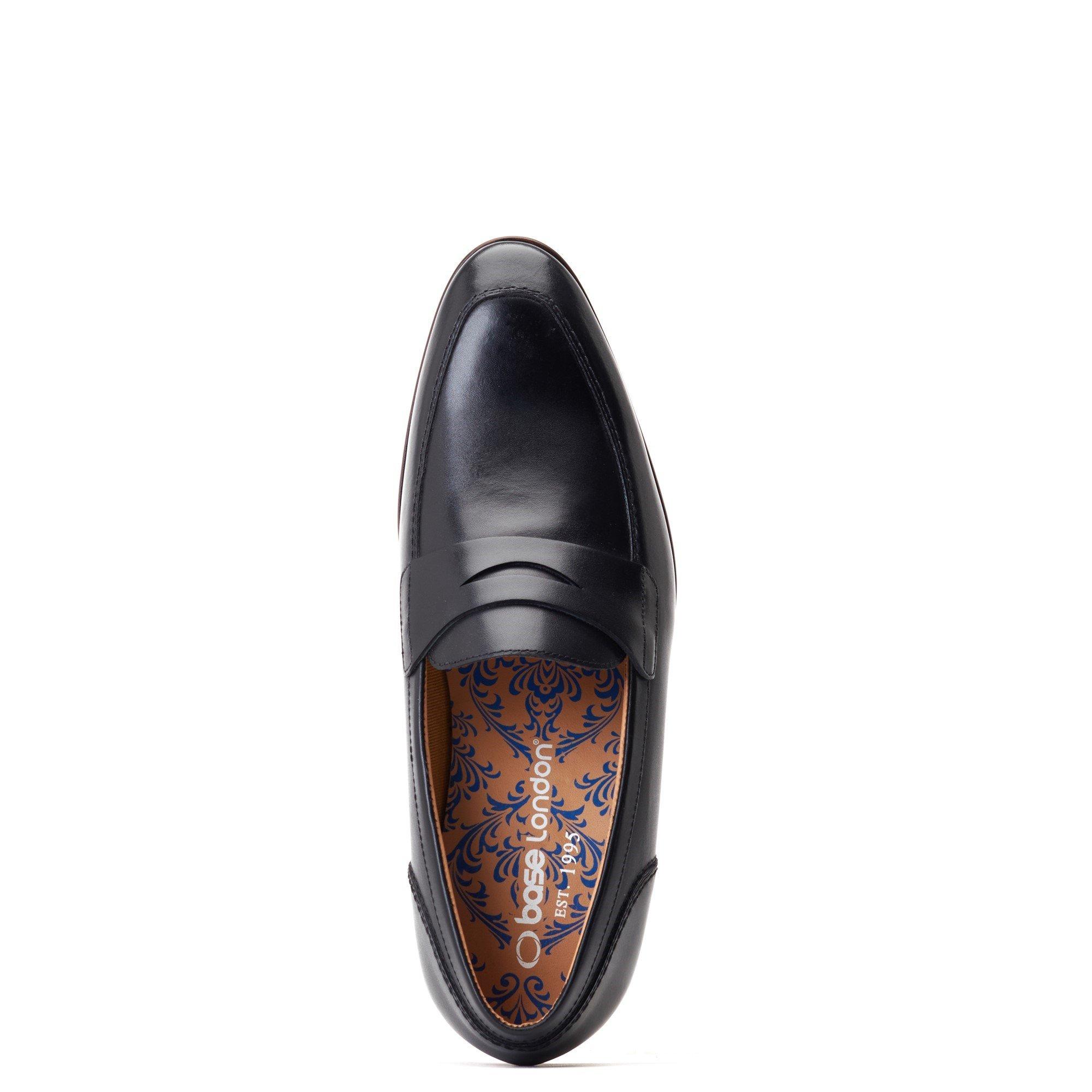 Black - Base London - Bruno Penny Loafer - 4