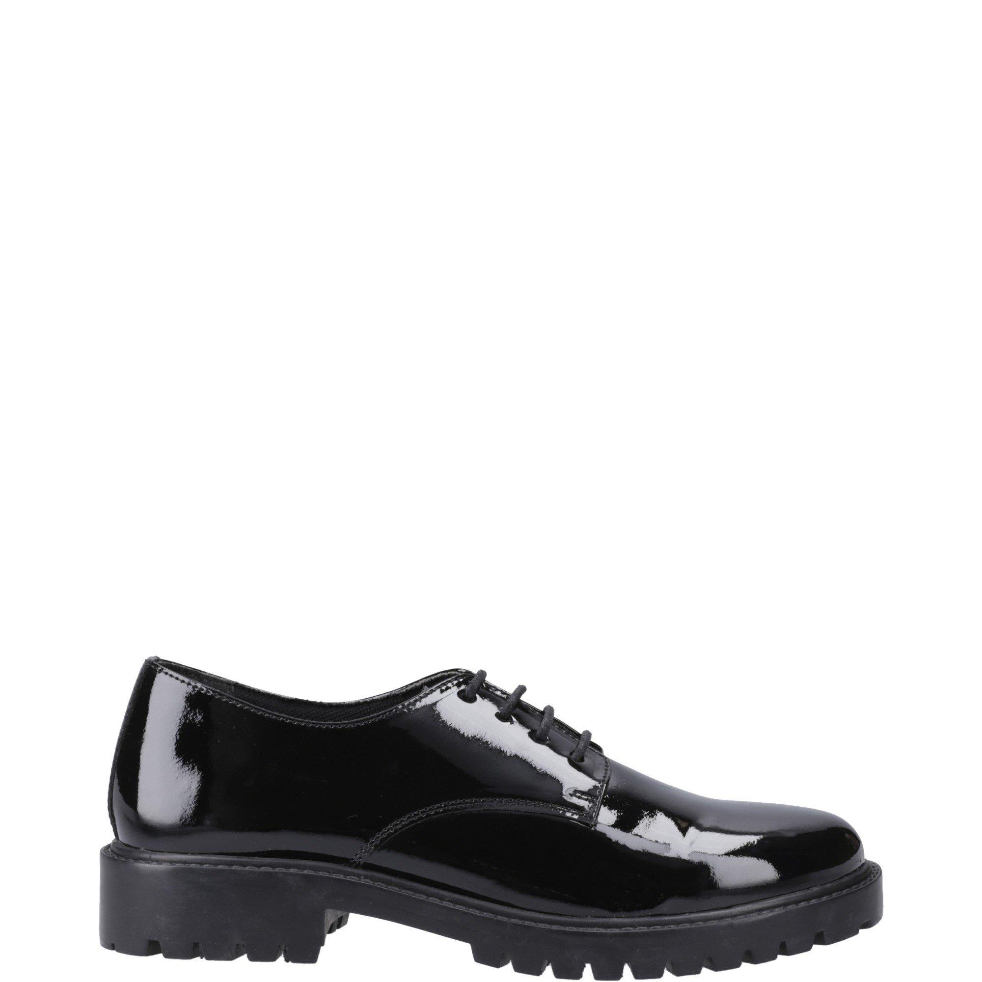 Hush Puppies Aubrey Lace Up Patent Jnr