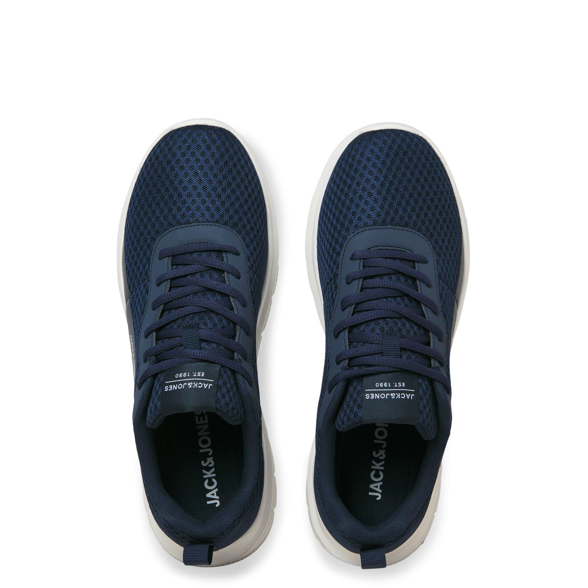 Navy - Jack and Jones - Taylor Mesh Trainer - 2