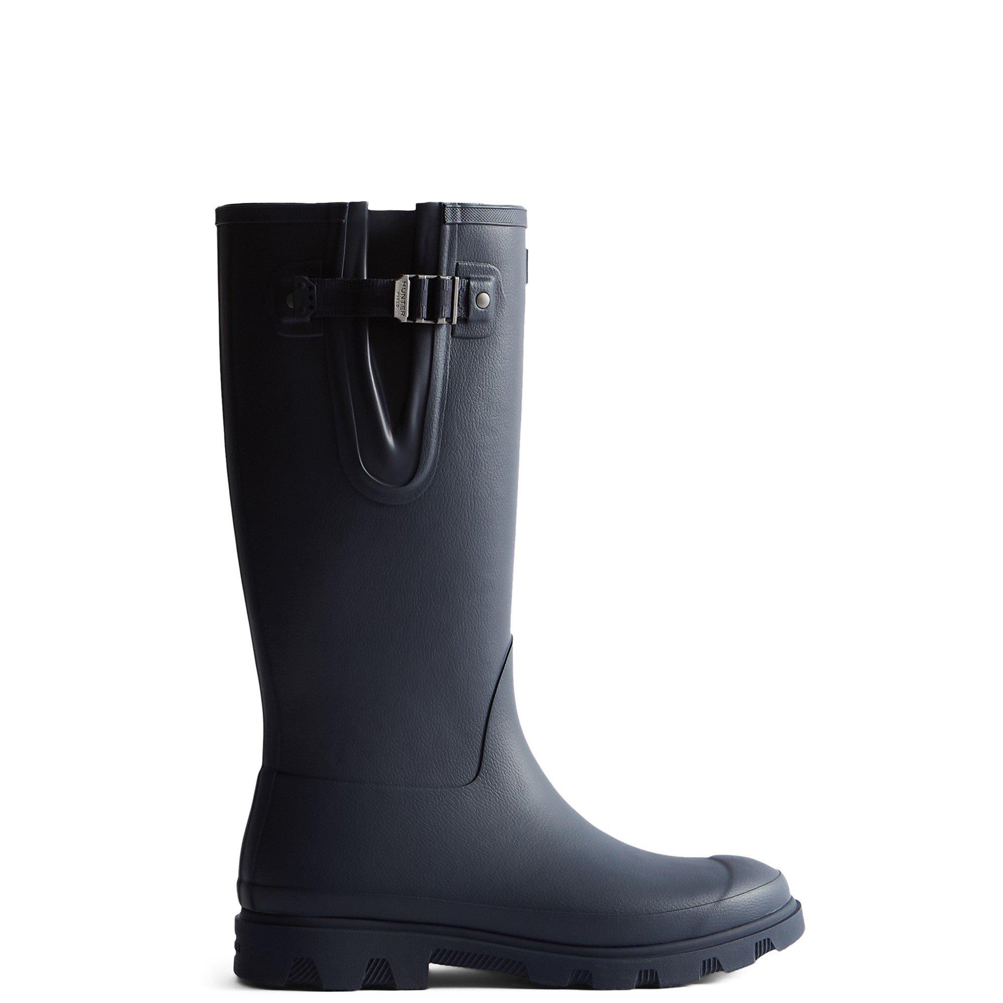 Navy - Hunter - Downpour Adjustable Boot - 1