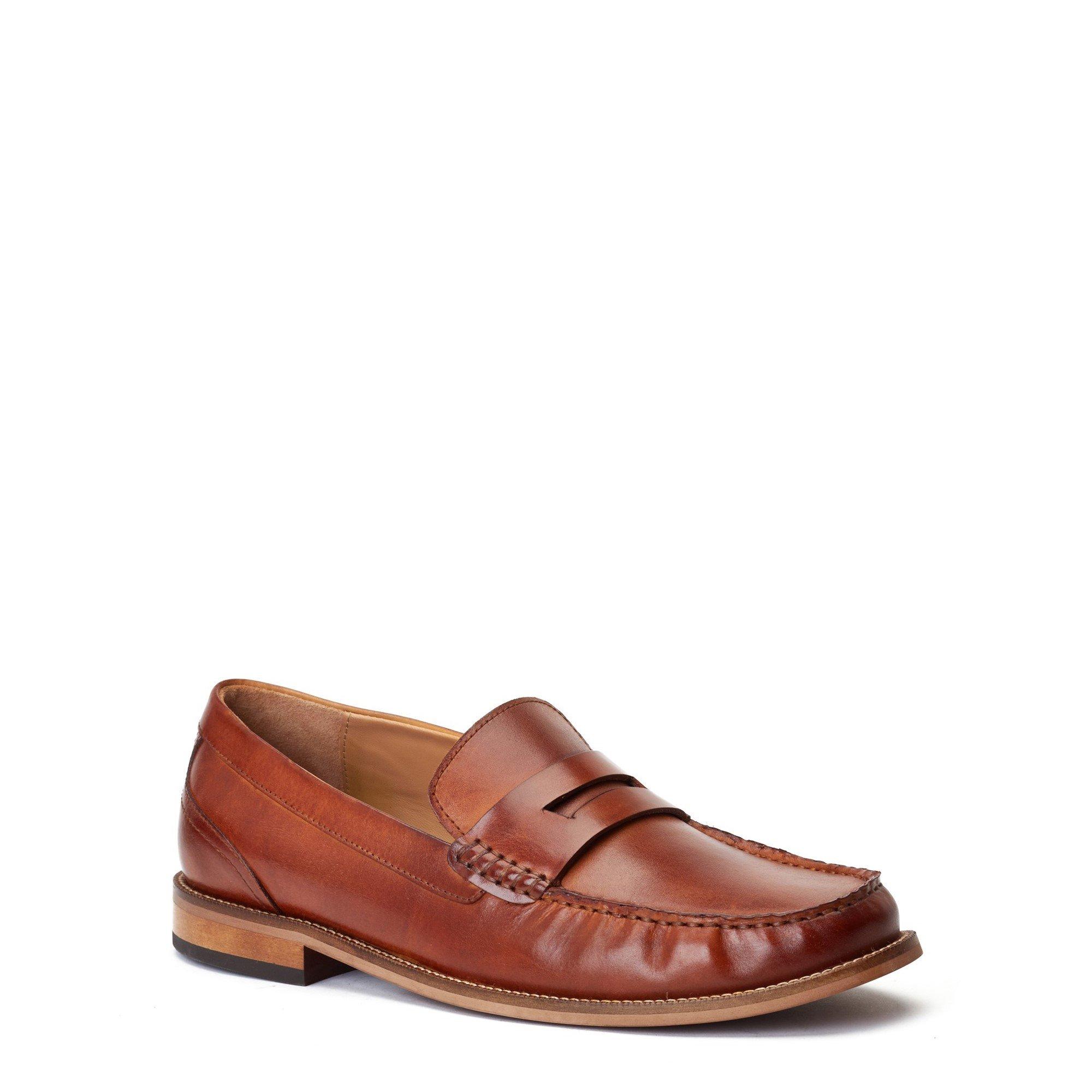 Tan - Base London - Garfield Penny Loafer - 2