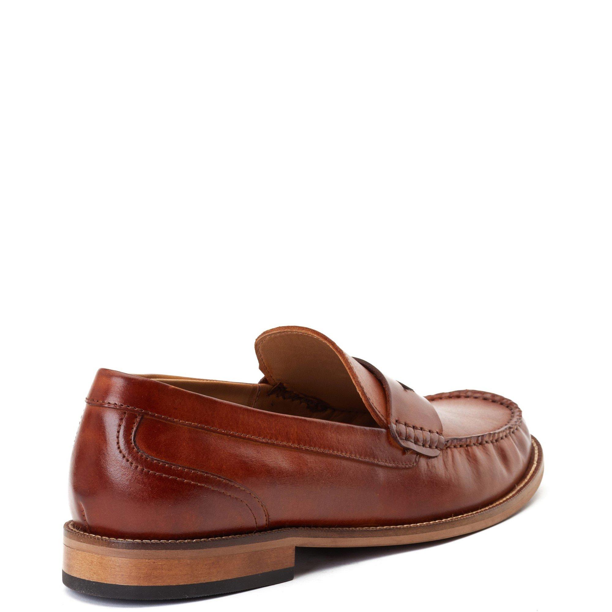 Tan - Base London - Garfield Penny Loafer - 3
