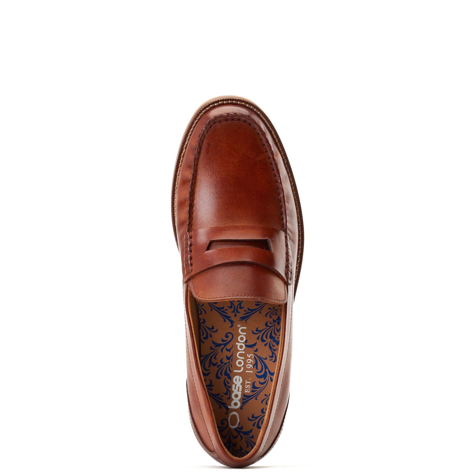 Tan - Base London - Garfield Penny Loafer - 4