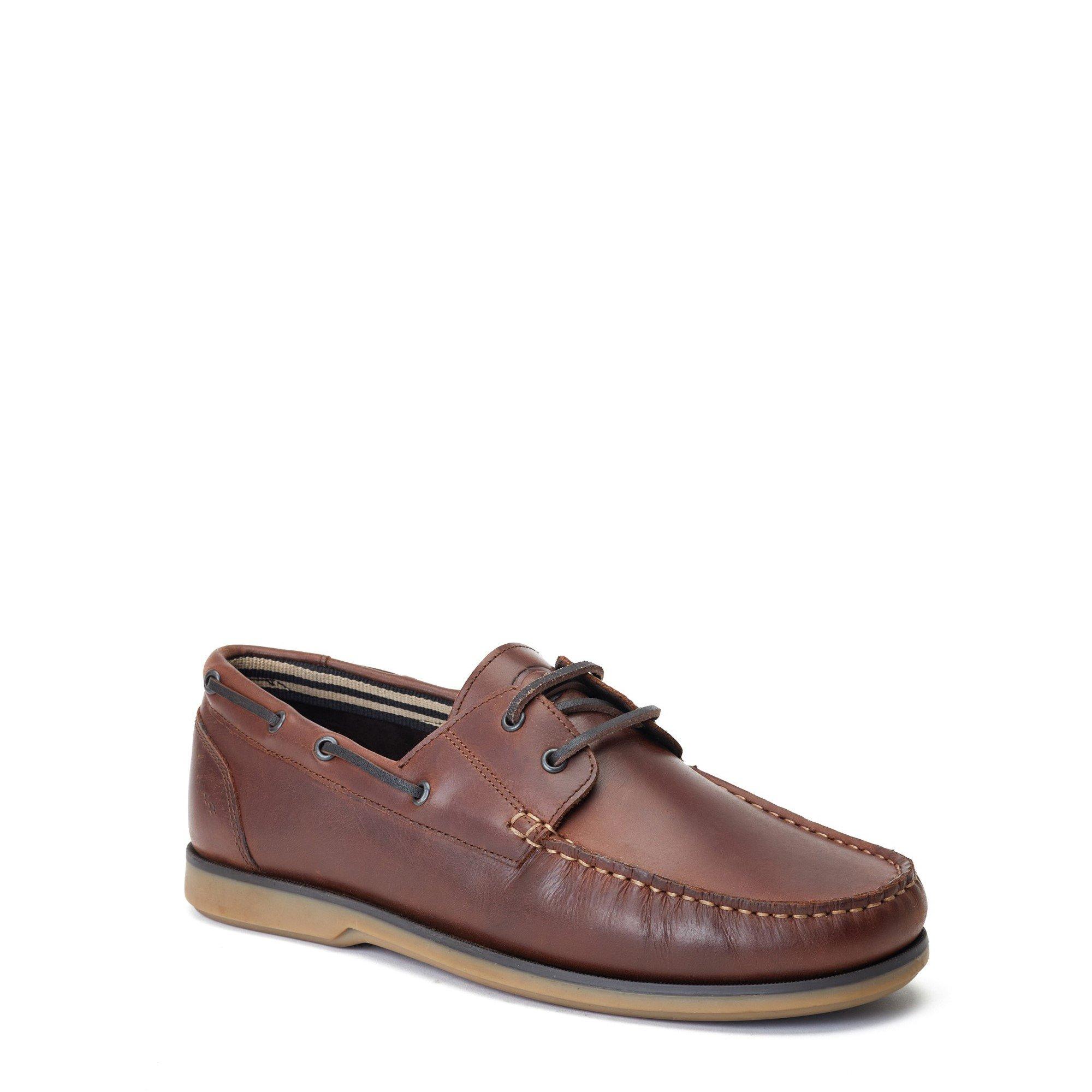 Brown - Base London - Stern Boat Shoe - 2