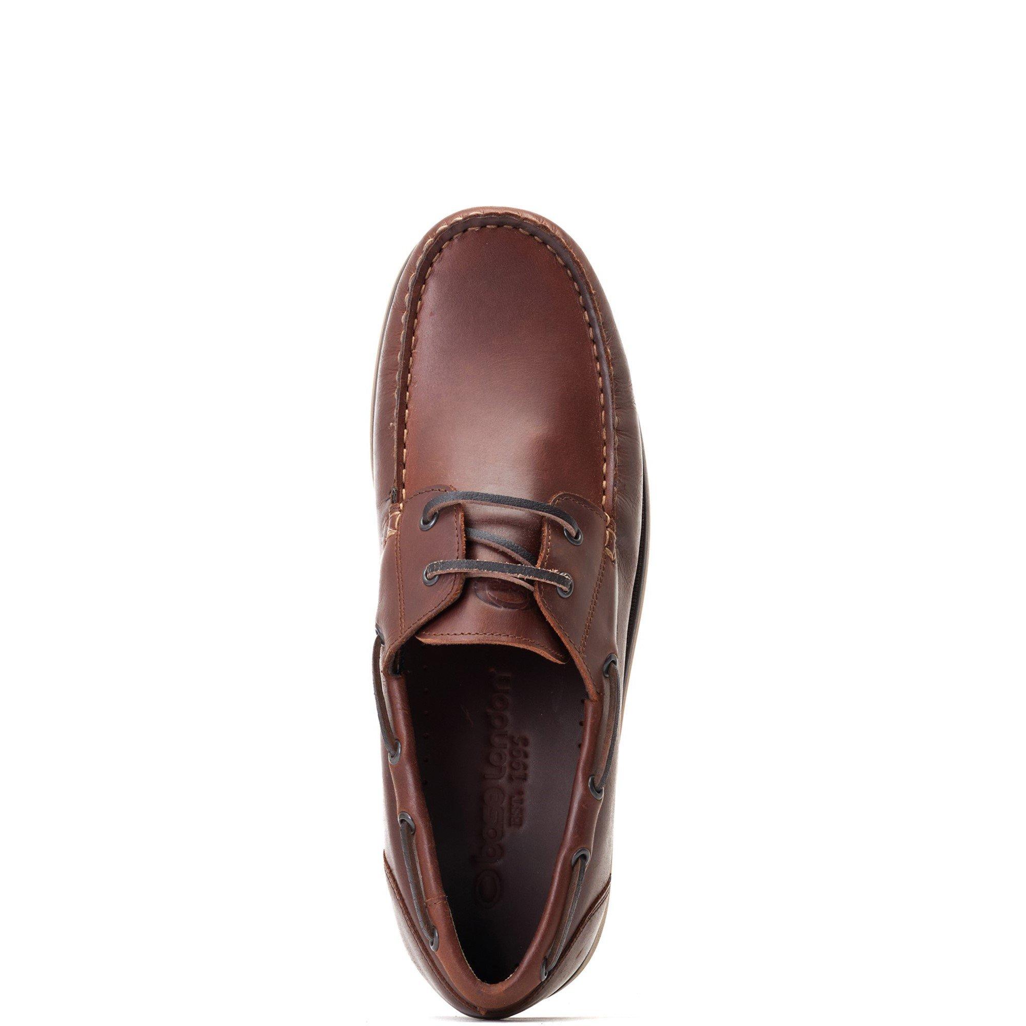 Brown - Base London - Stern Boat Shoe - 4