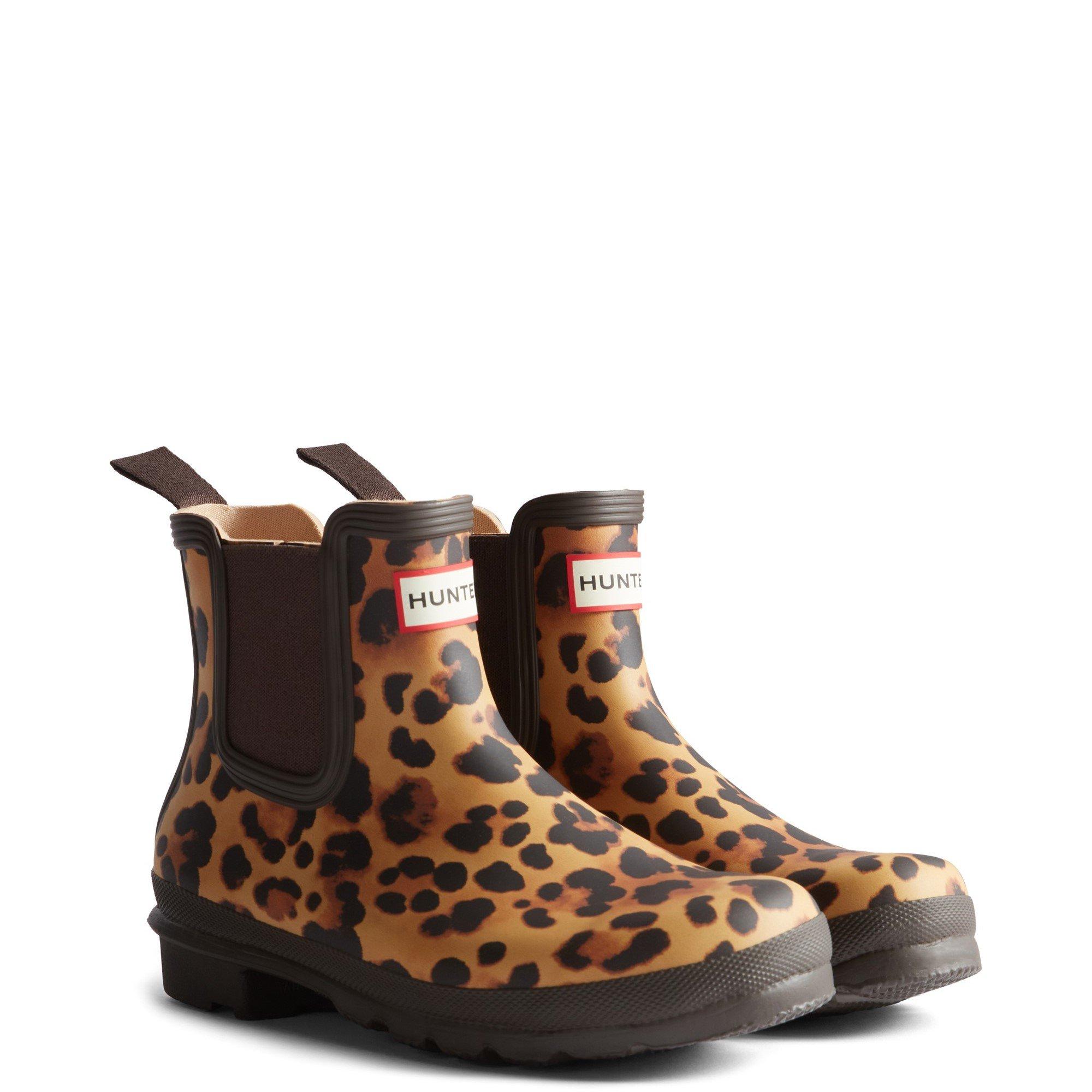 Multicoloured - Hunter - Original Chelsea Leopard Print Boot - 2