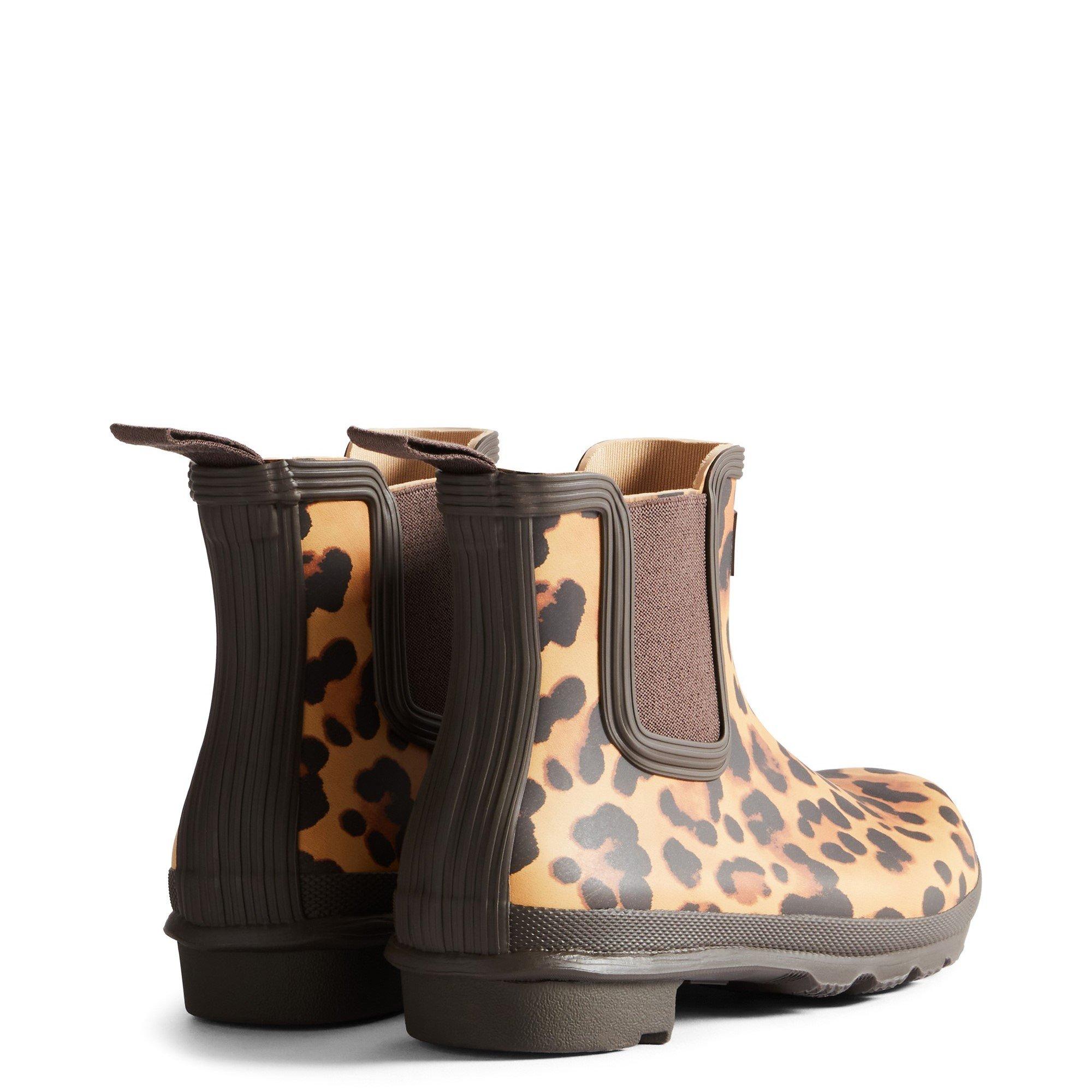 Multicoloured - Hunter - Original Chelsea Leopard Print Boot - 3