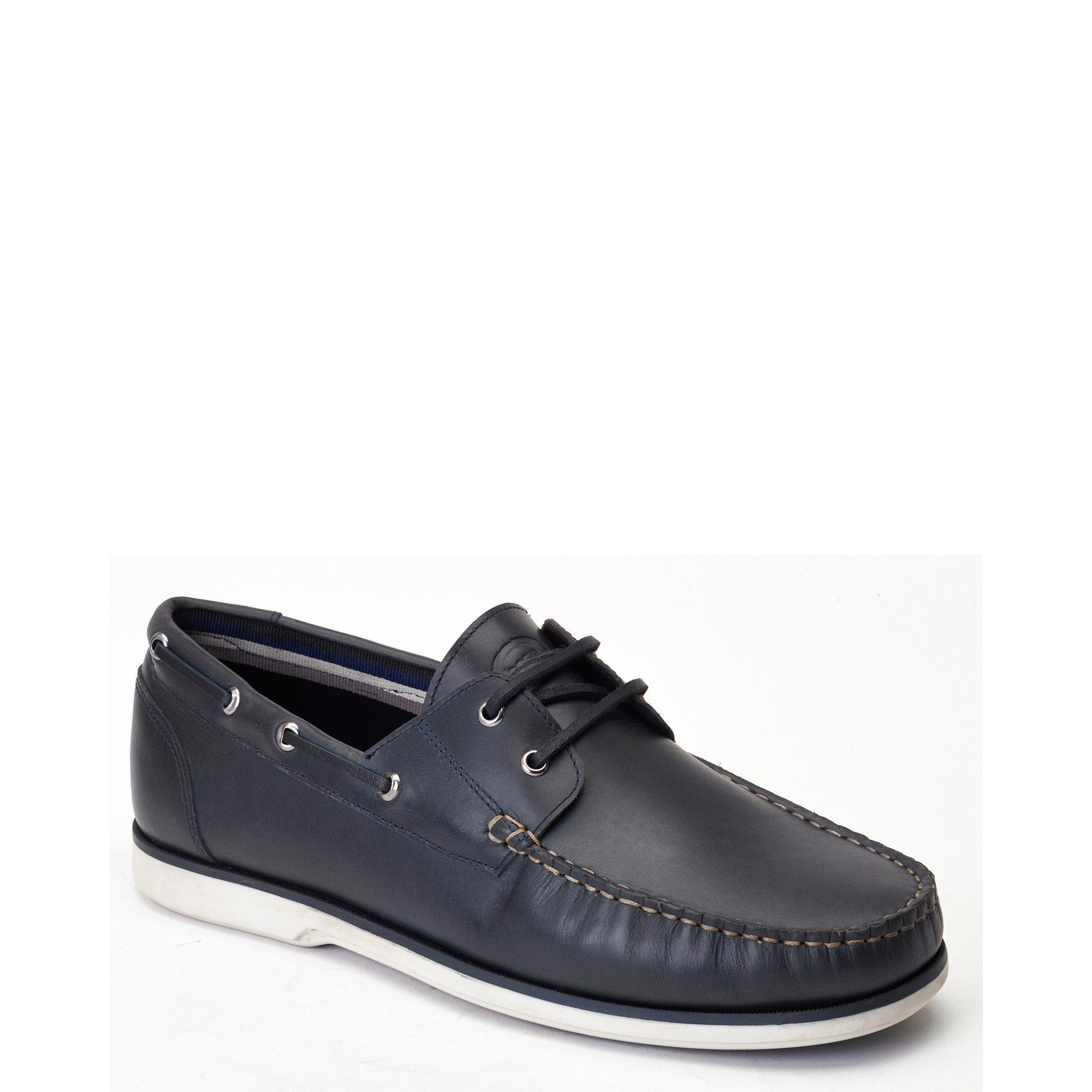 Navy - Base London - Stern Boat Shoe - 2